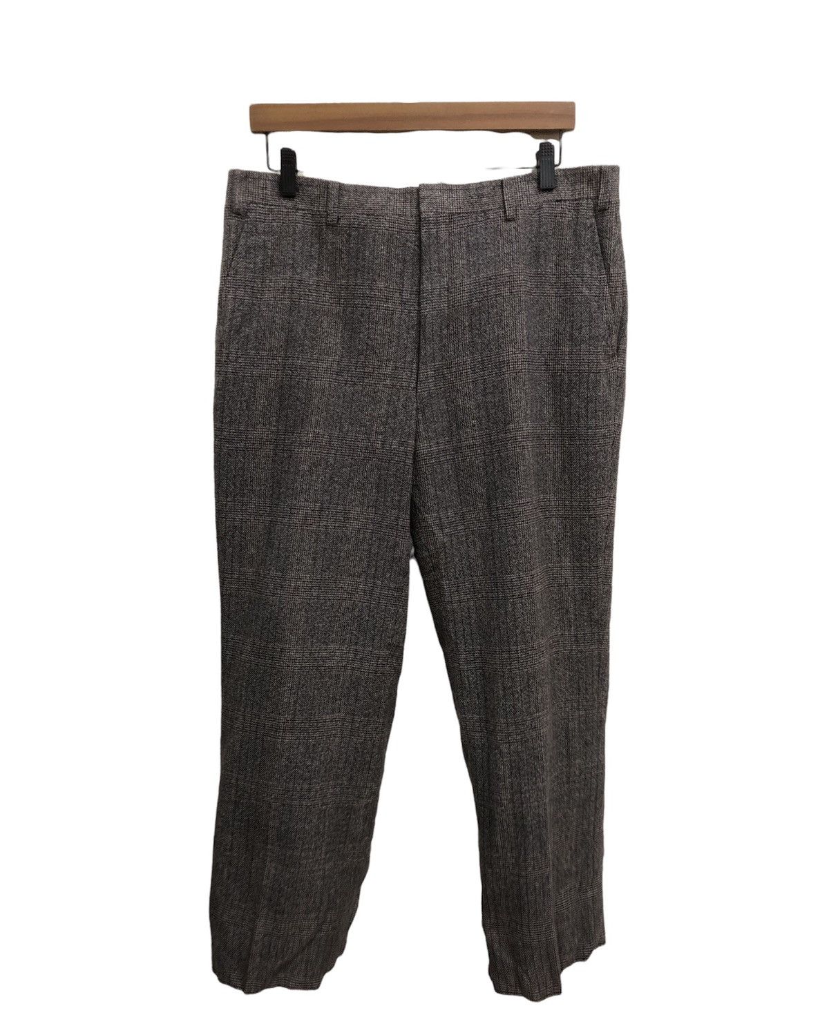 Burberry Vintage Burberry’s Plaid Tartan Wool Casual Pant Size US 34 / EU 50 - 1 Thumbnail