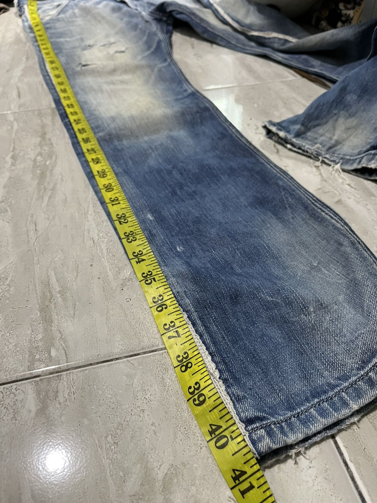 Beauty Beast 🔥NEED GONE🔥 Diesel Blue Eyecons 2010/2 Edition Jeans Size US 31 - 19 Thumbnail