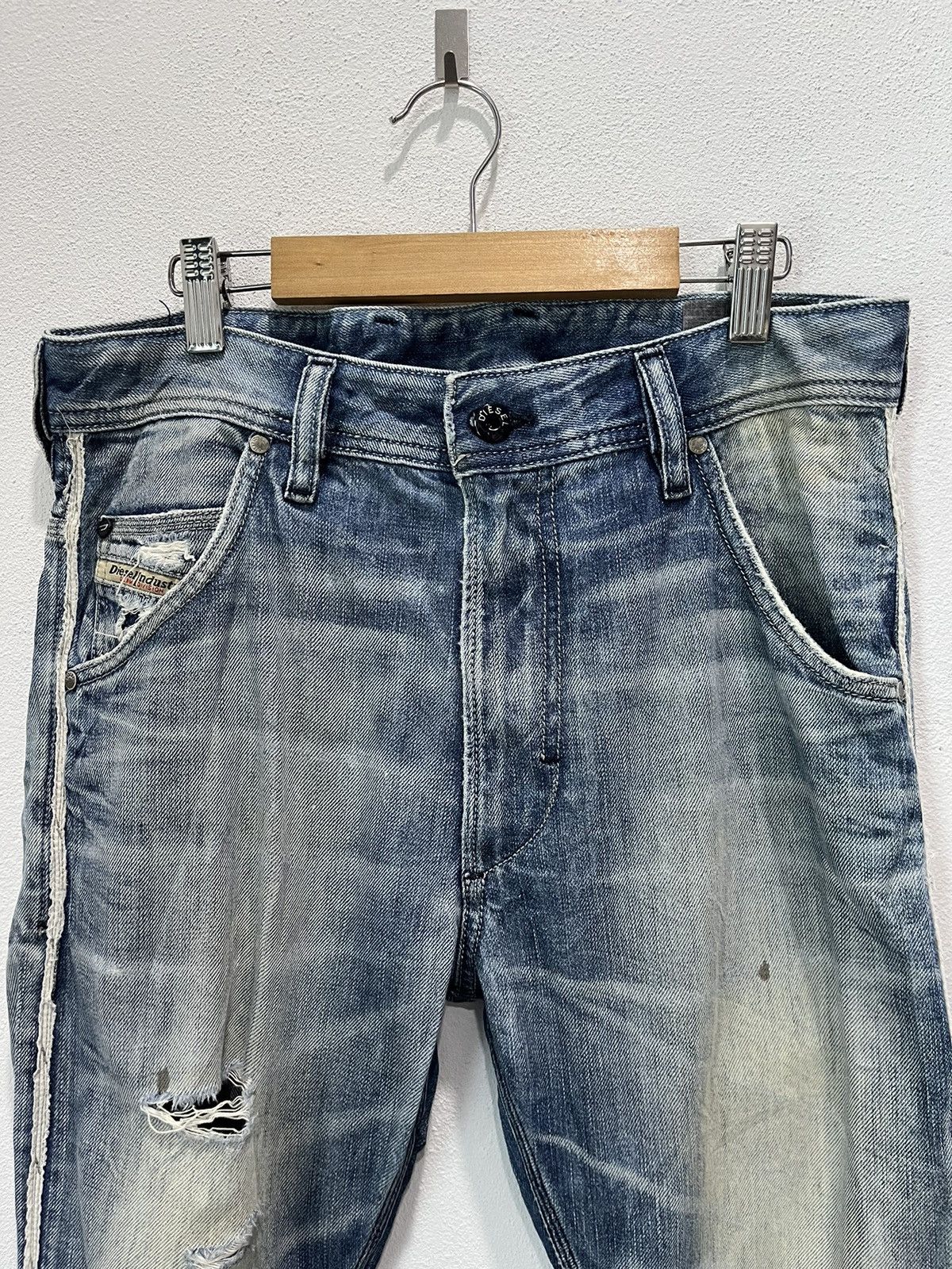Beauty Beast 🔥NEED GONE🔥 Diesel Blue Eyecons 2010/2 Edition Jeans Size US 31 - 2 Thumbnail