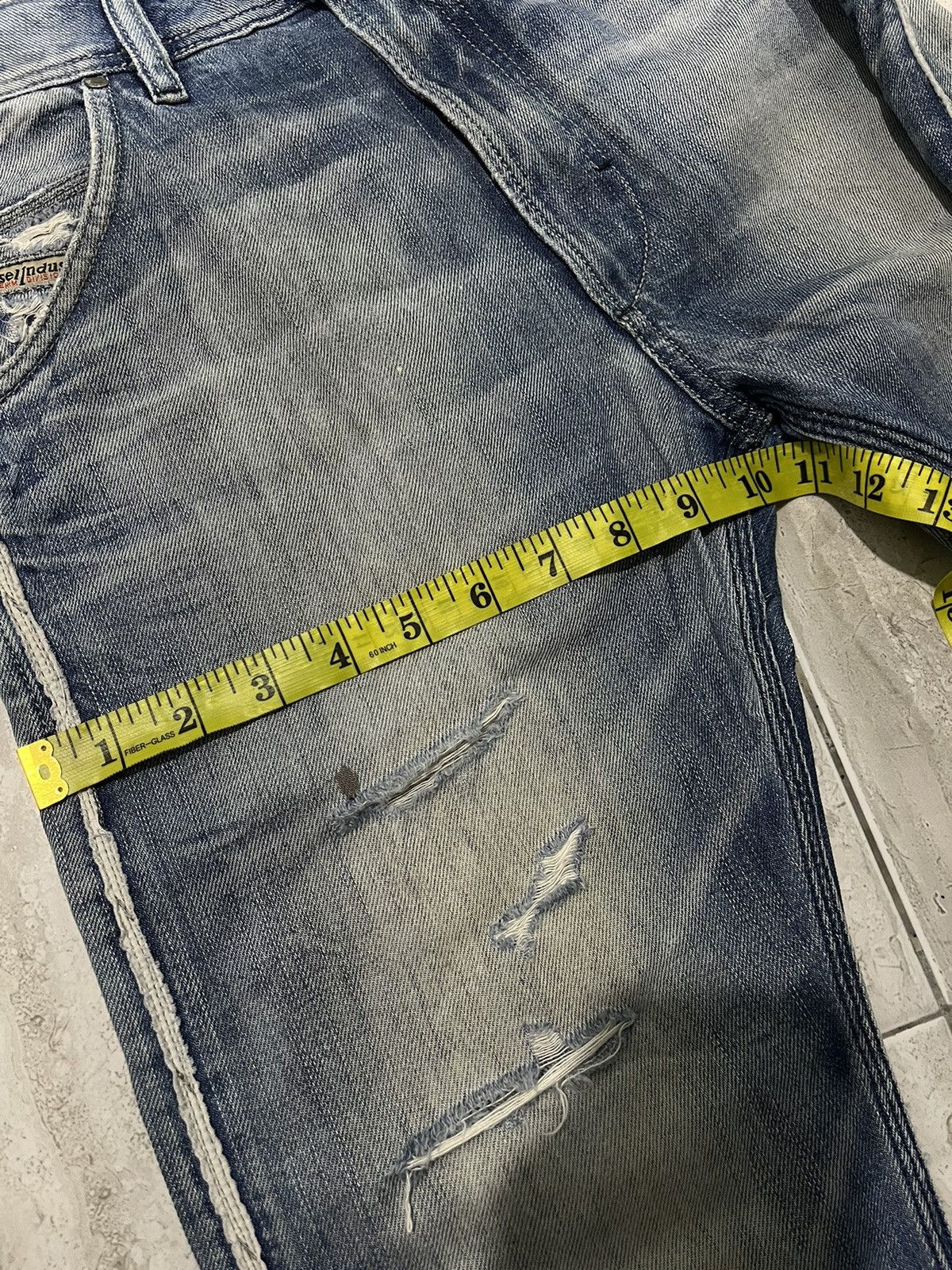 Beauty Beast 🔥NEED GONE🔥 Diesel Blue Eyecons 2010/2 Edition Jeans Size US 31 - 21 Thumbnail