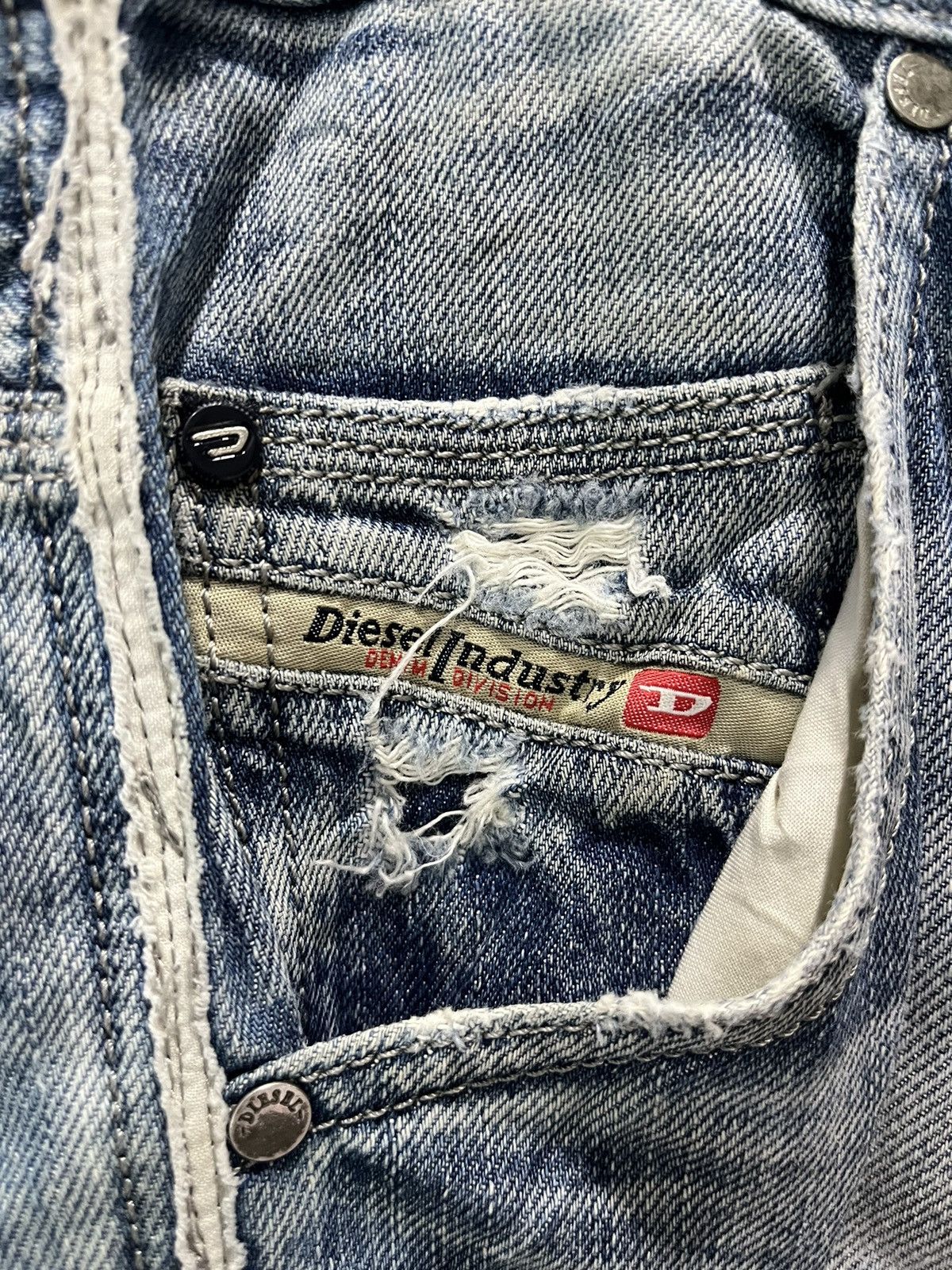Beauty Beast 🔥NEED GONE🔥 Diesel Blue Eyecons 2010/2 Edition Jeans Size US 31 - 5 Thumbnail