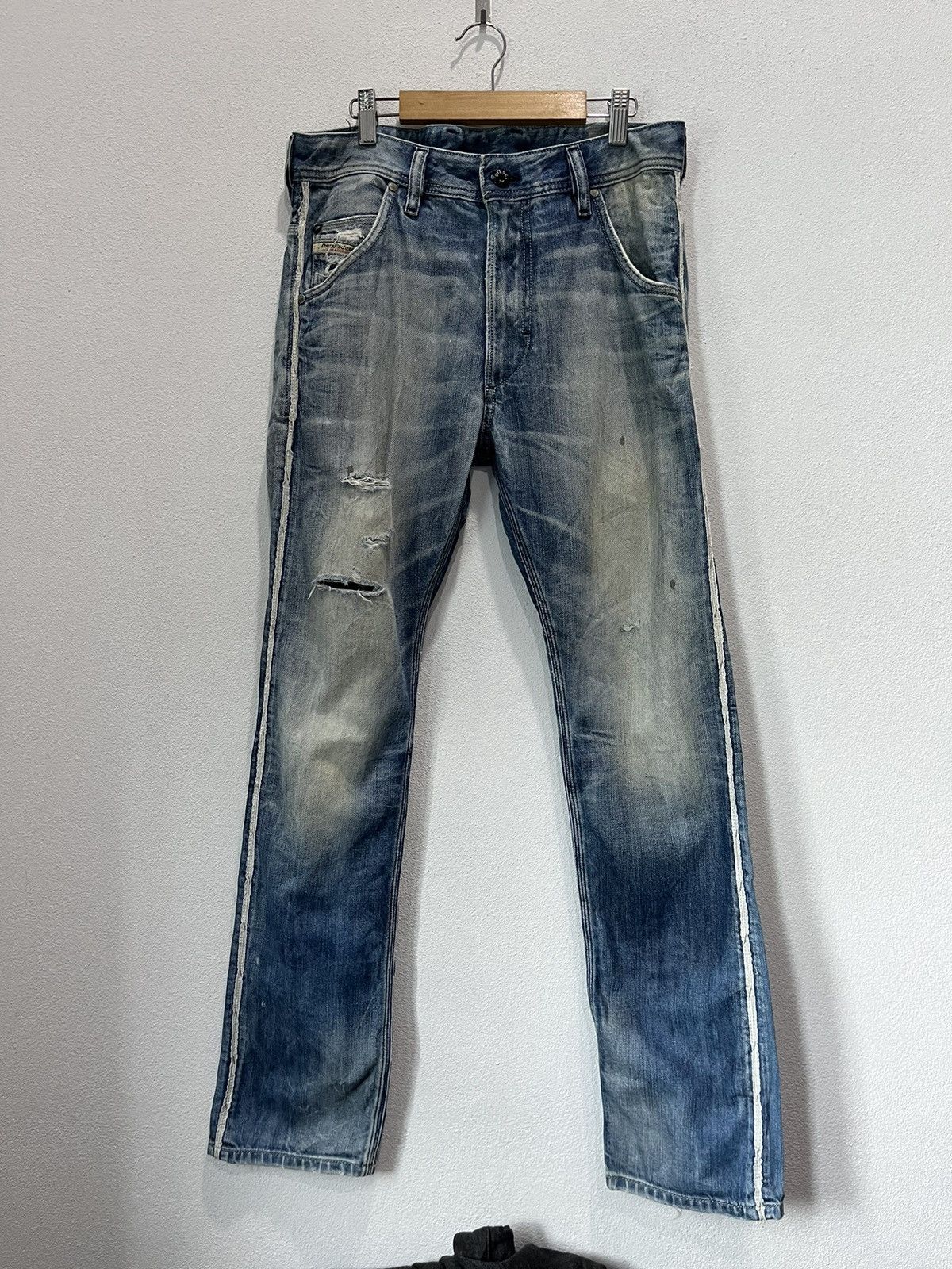 Beauty Beast 🔥NEED GONE🔥 Diesel Blue Eyecons 2010/2 Edition Jeans Size US 31 - 1 Thumbnail