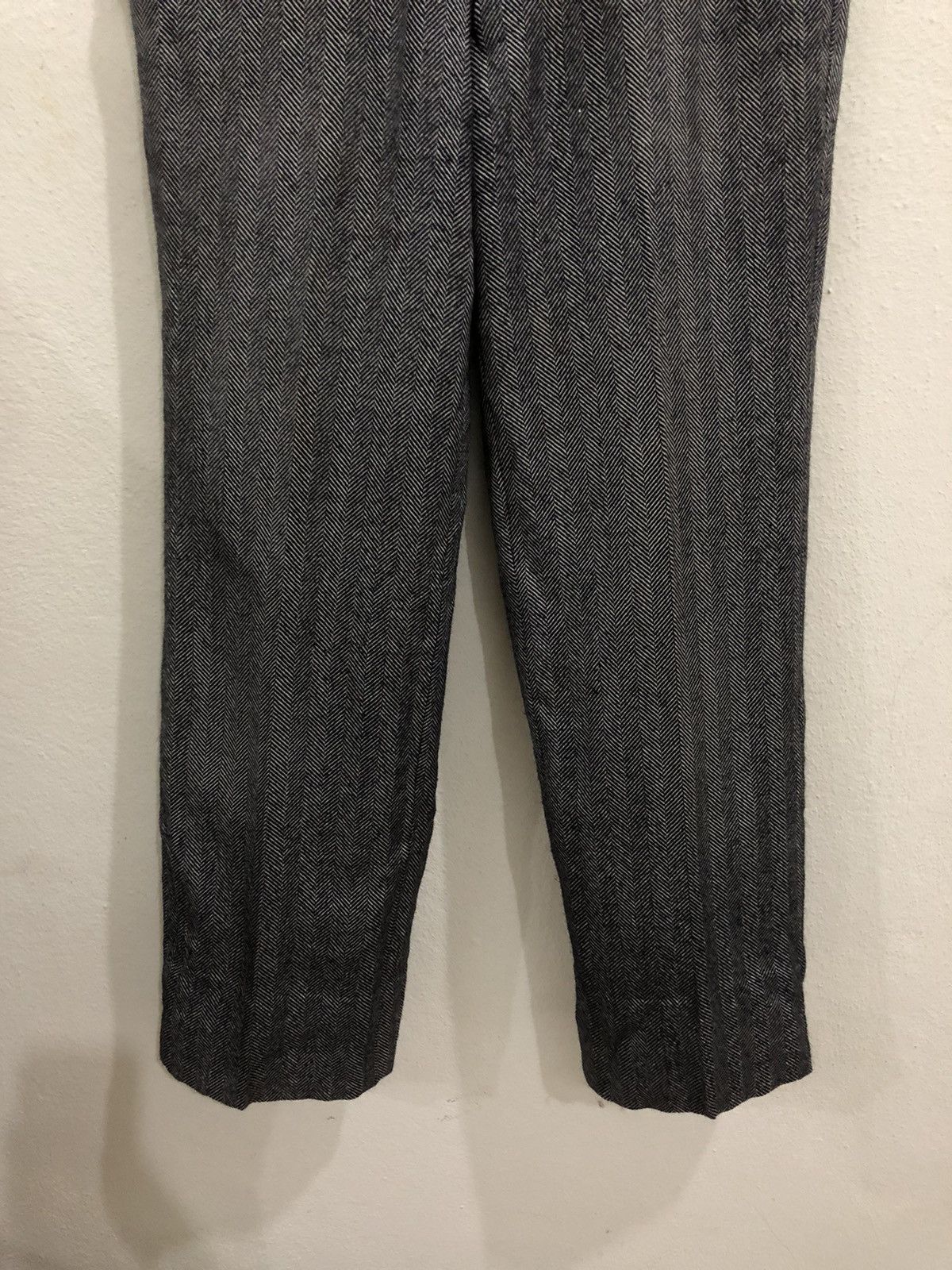 Burberry Vintage Burberry’s Herringbone Wool Casual Pant Size US 30 / EU 46 - 4 Thumbnail