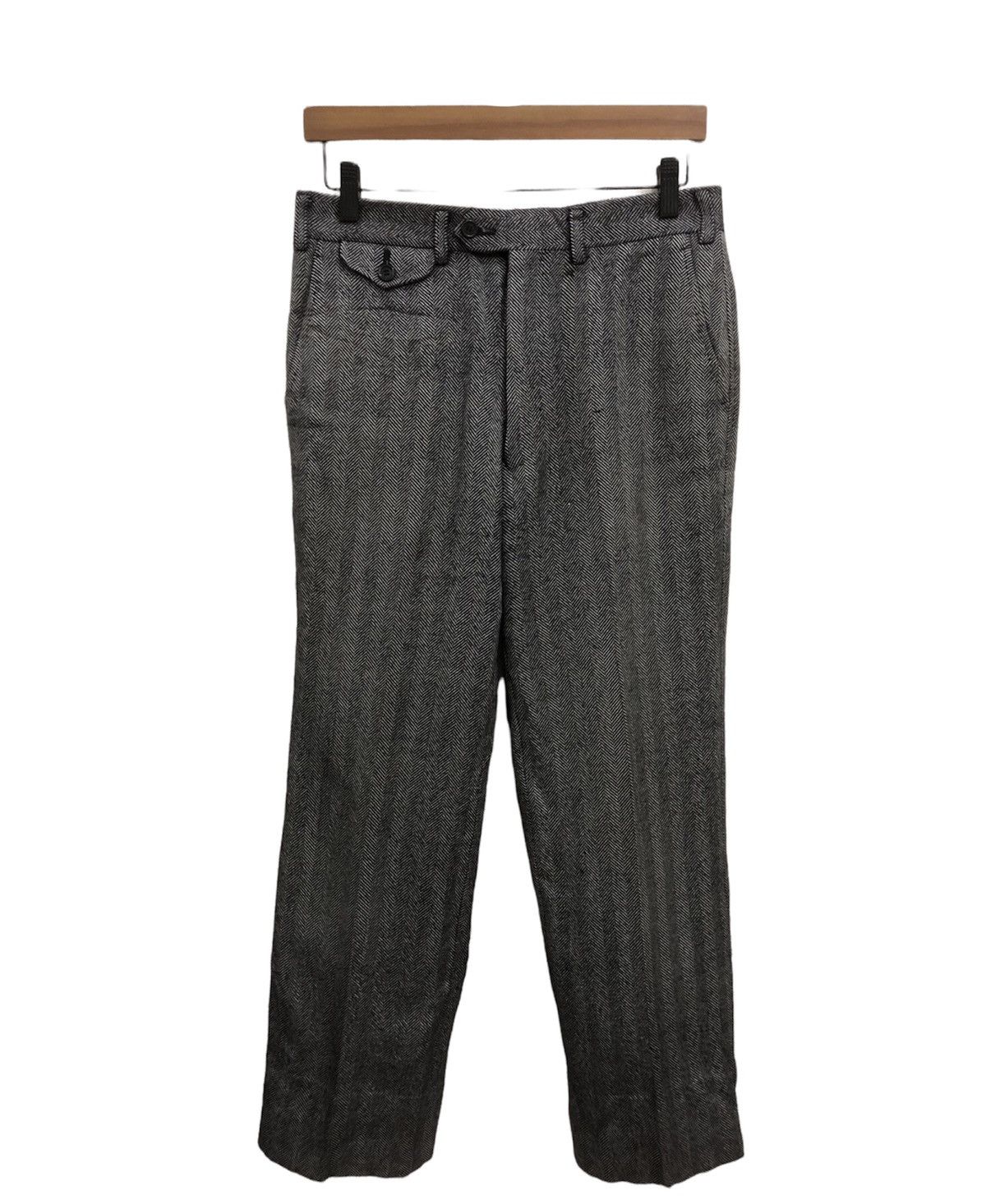 Burberry Vintage Burberry’s Herringbone Wool Casual Pant Size US 30 / EU 46 - 1 Thumbnail