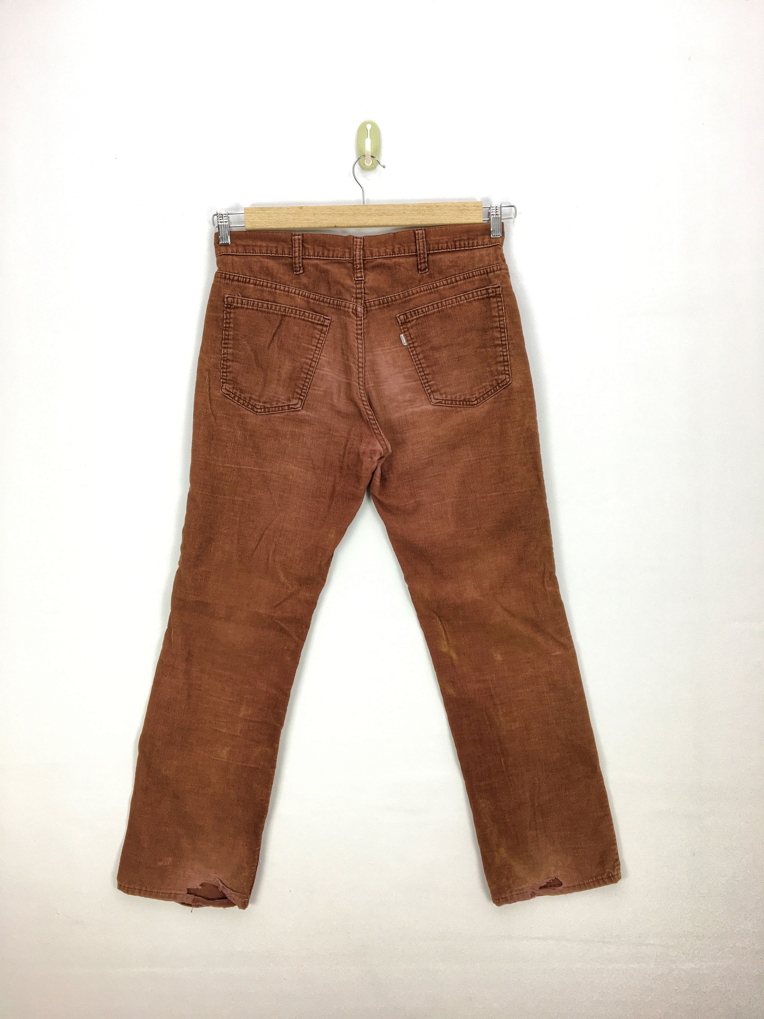 Levi's Vintage 70s Levi's Jeans Levis Corduroy Distressed Denim Size US 32 / EU 48 - 2 Thumbnail
