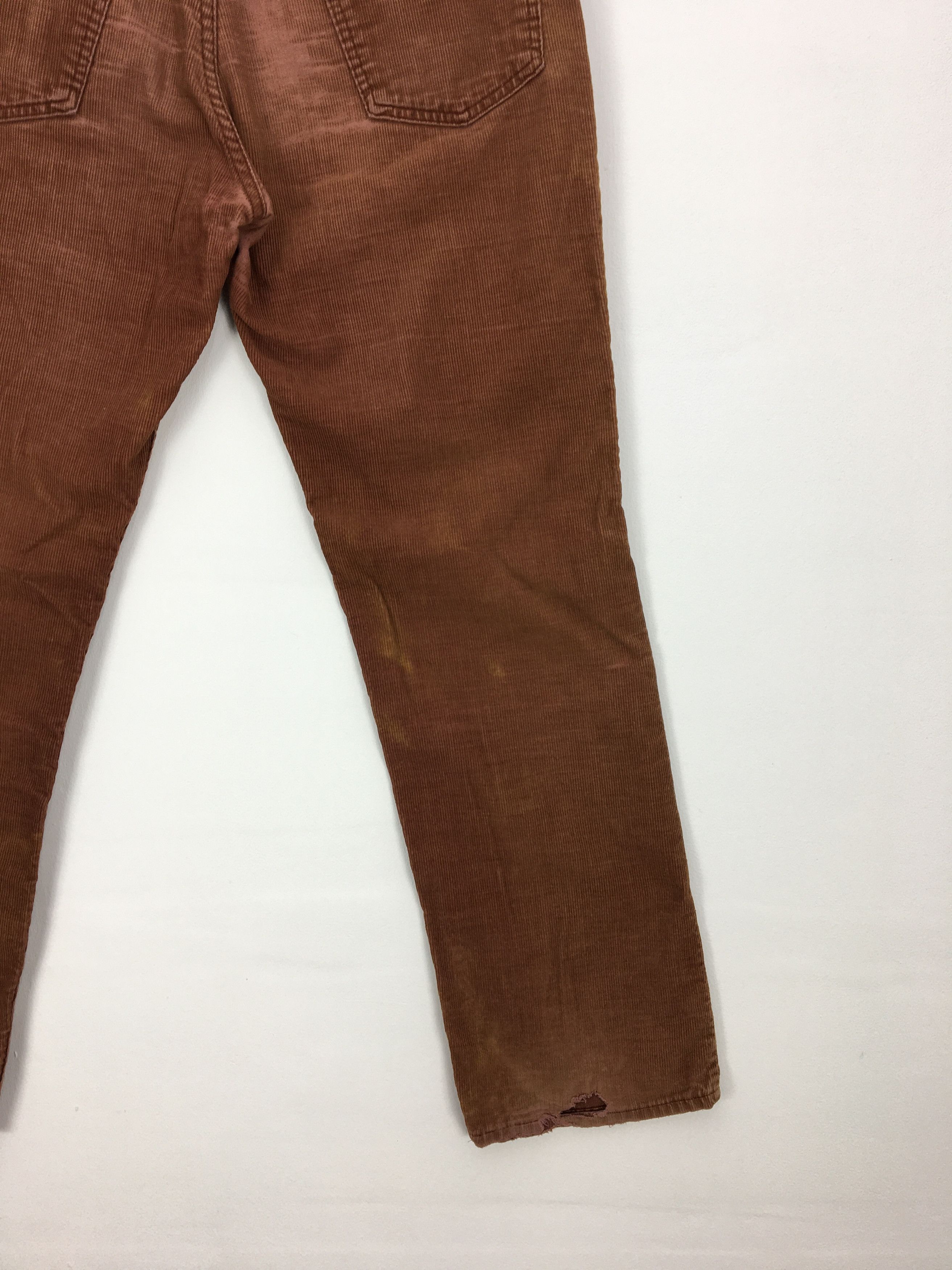 Levi's Vintage 70s Levi's Jeans Levis Corduroy Distressed Denim Size US 32 / EU 48 - 9 Thumbnail