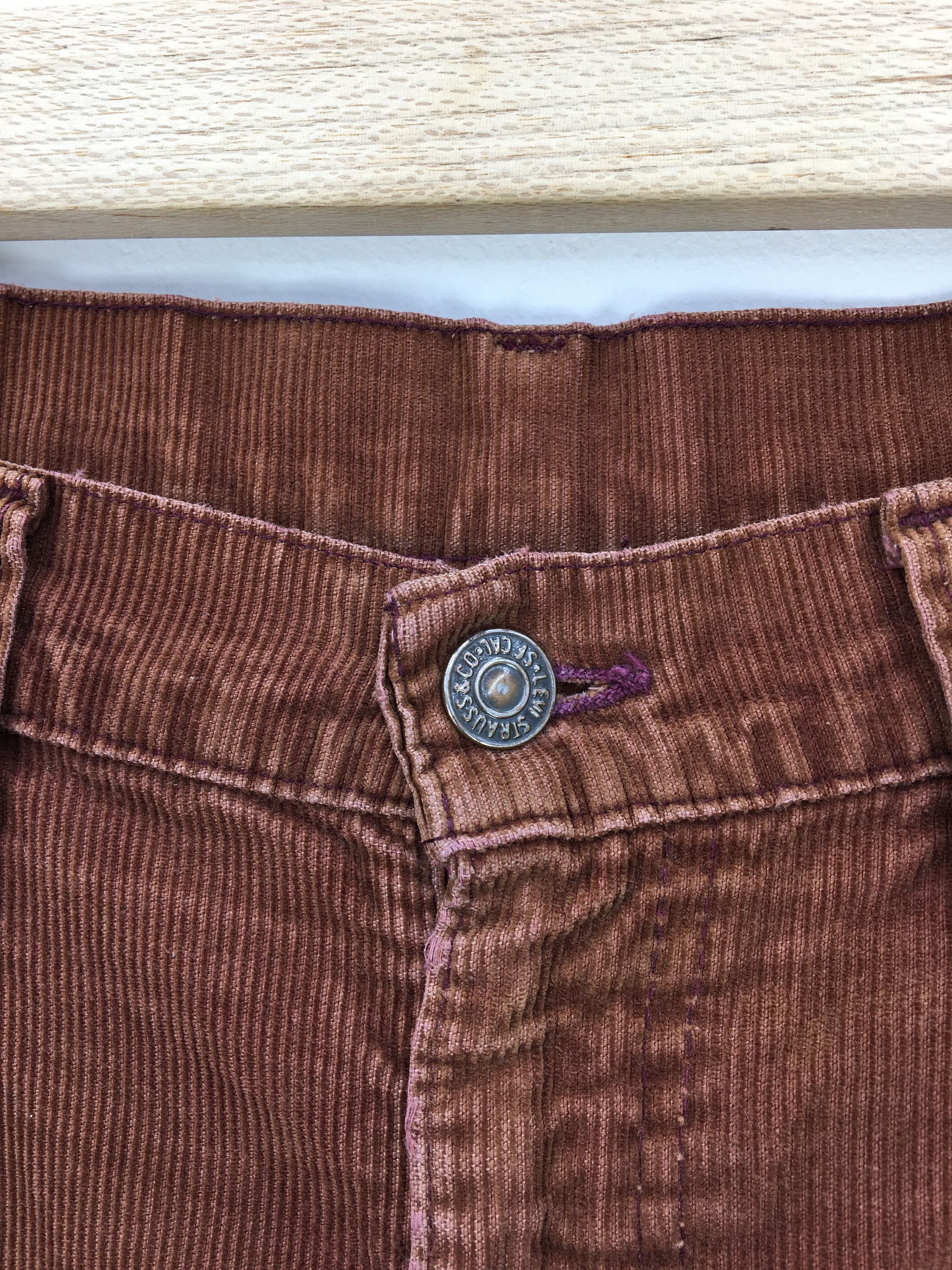 Levi's Vintage 70s Levi's Jeans Levis Corduroy Distressed Denim Size US 32 / EU 48 - 10 Thumbnail
