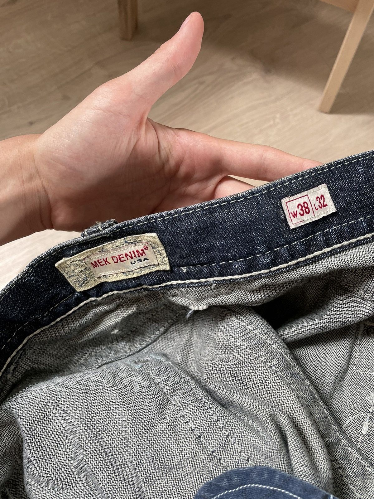 MEK Vintage Mek Denim denim blue jeans Size US 38 / EU 54 - 16 Thumbnail