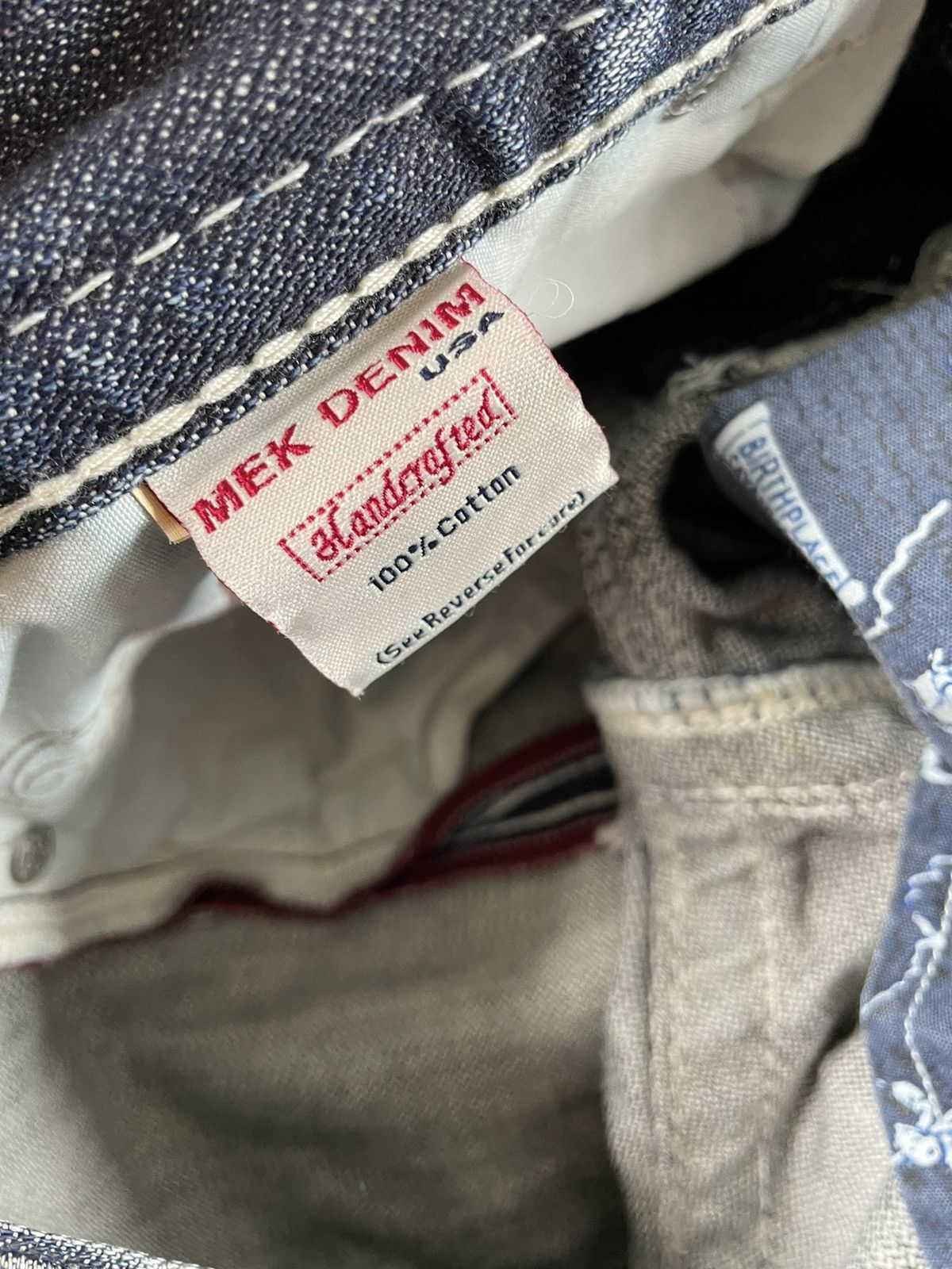 MEK Vintage Mek Denim denim blue jeans Size US 38 / EU 54 - 15 Thumbnail