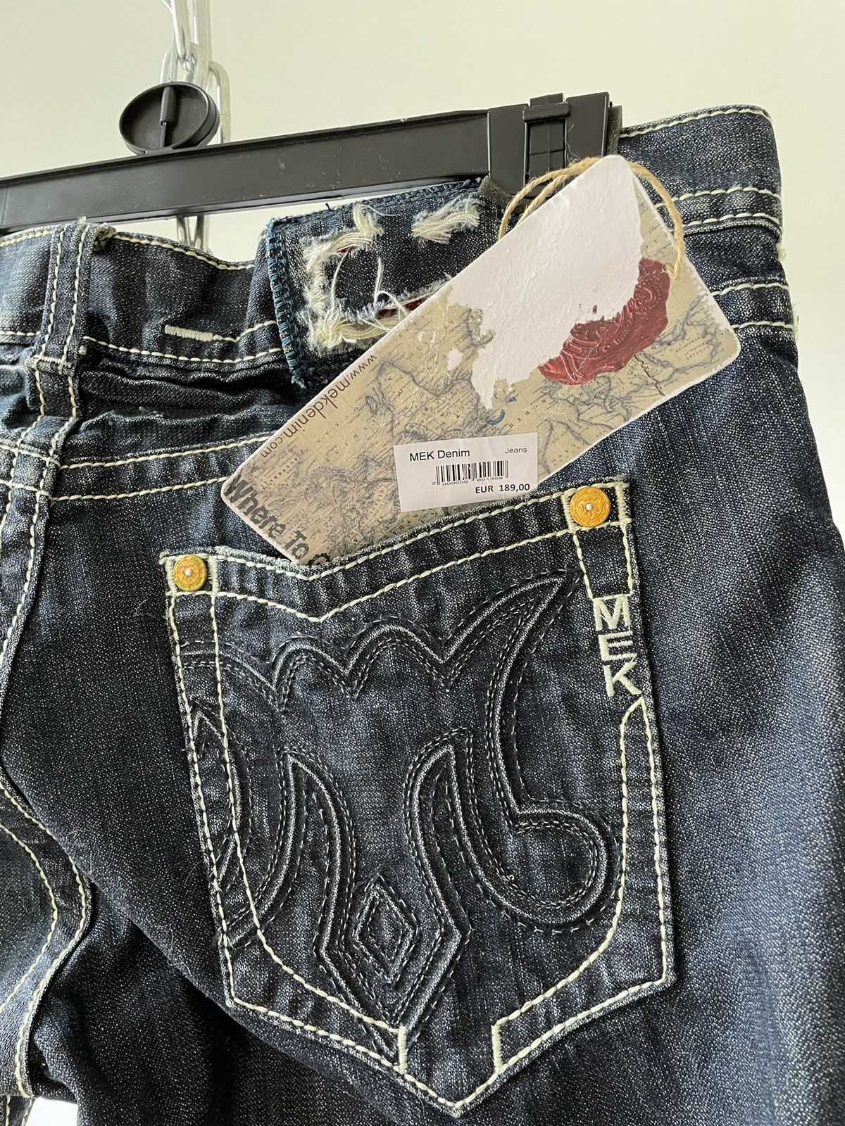 MEK Vintage Mek Denim denim blue jeans Size US 38 / EU 54 - 12 Thumbnail