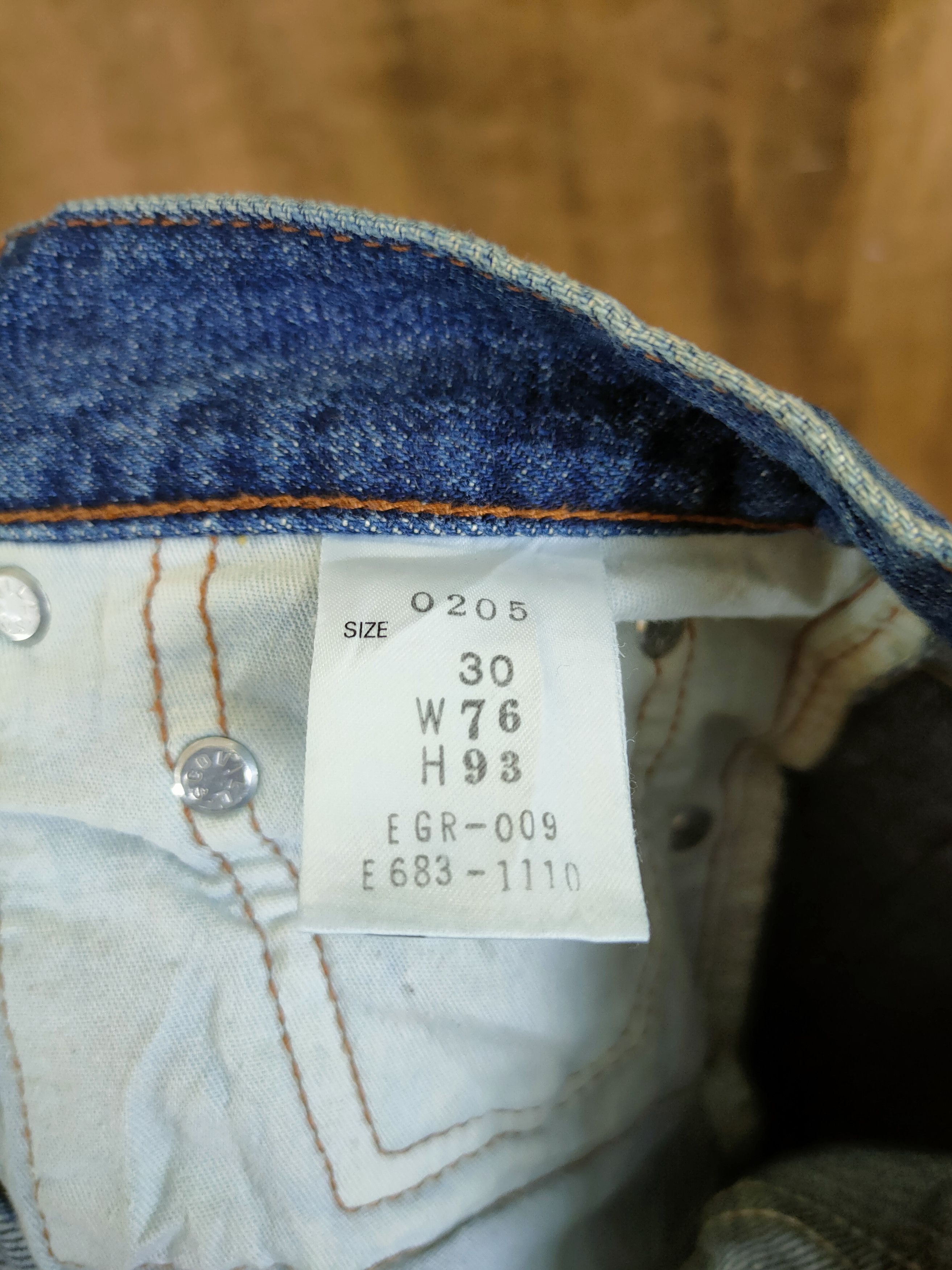 Japanese Brand DL Gold Rush Distressed denim thrashed vintage pants #46-898 Size US 29 - 10 Thumbnail