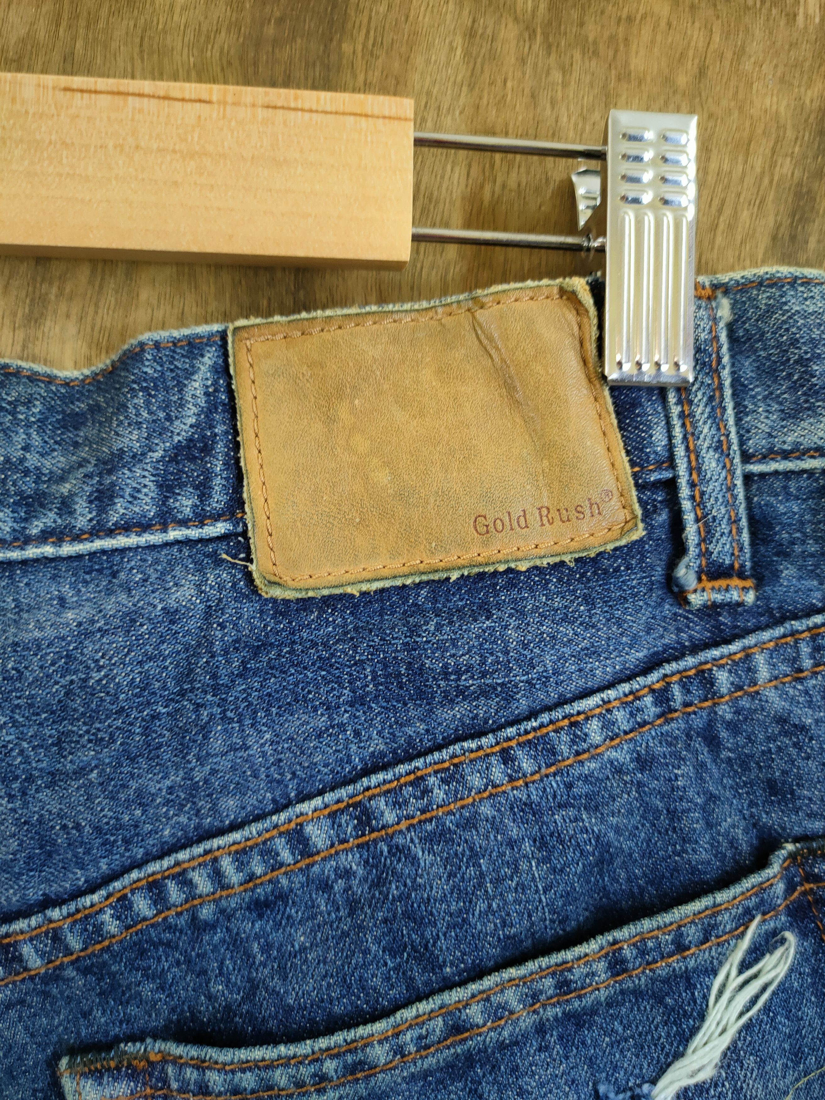 Japanese Brand DL Gold Rush Distressed denim thrashed vintage pants #46-898 Size US 29 - 9 Thumbnail