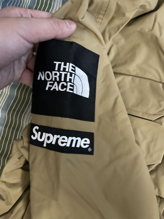 Supreme Supreme x The North Face Cargo Jacket Gold sz M | Grailed