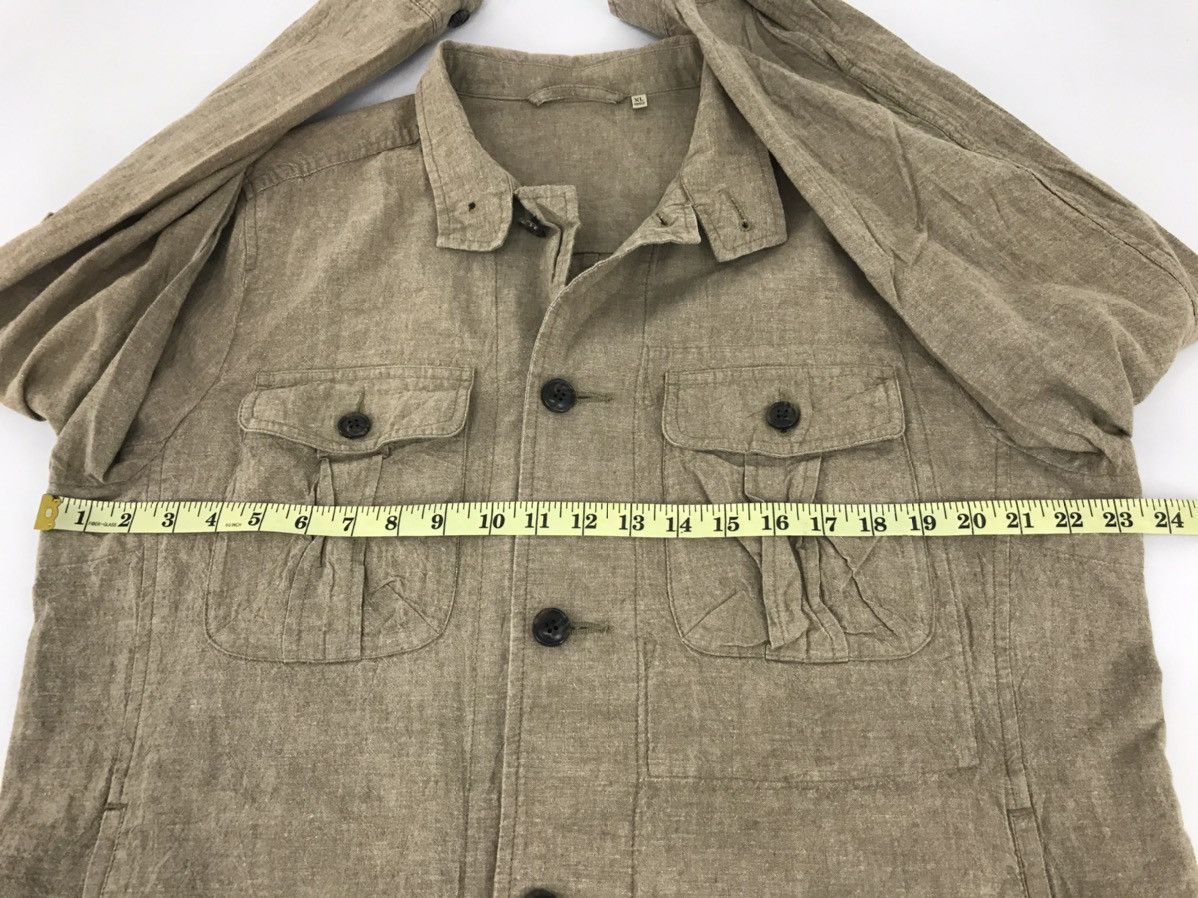 Japanese Brand × Vintage Uniqlo Work wear Shirt Button Up Double Pocket Style Size US XL / EU 56 / 4 - 11 Thumbnail