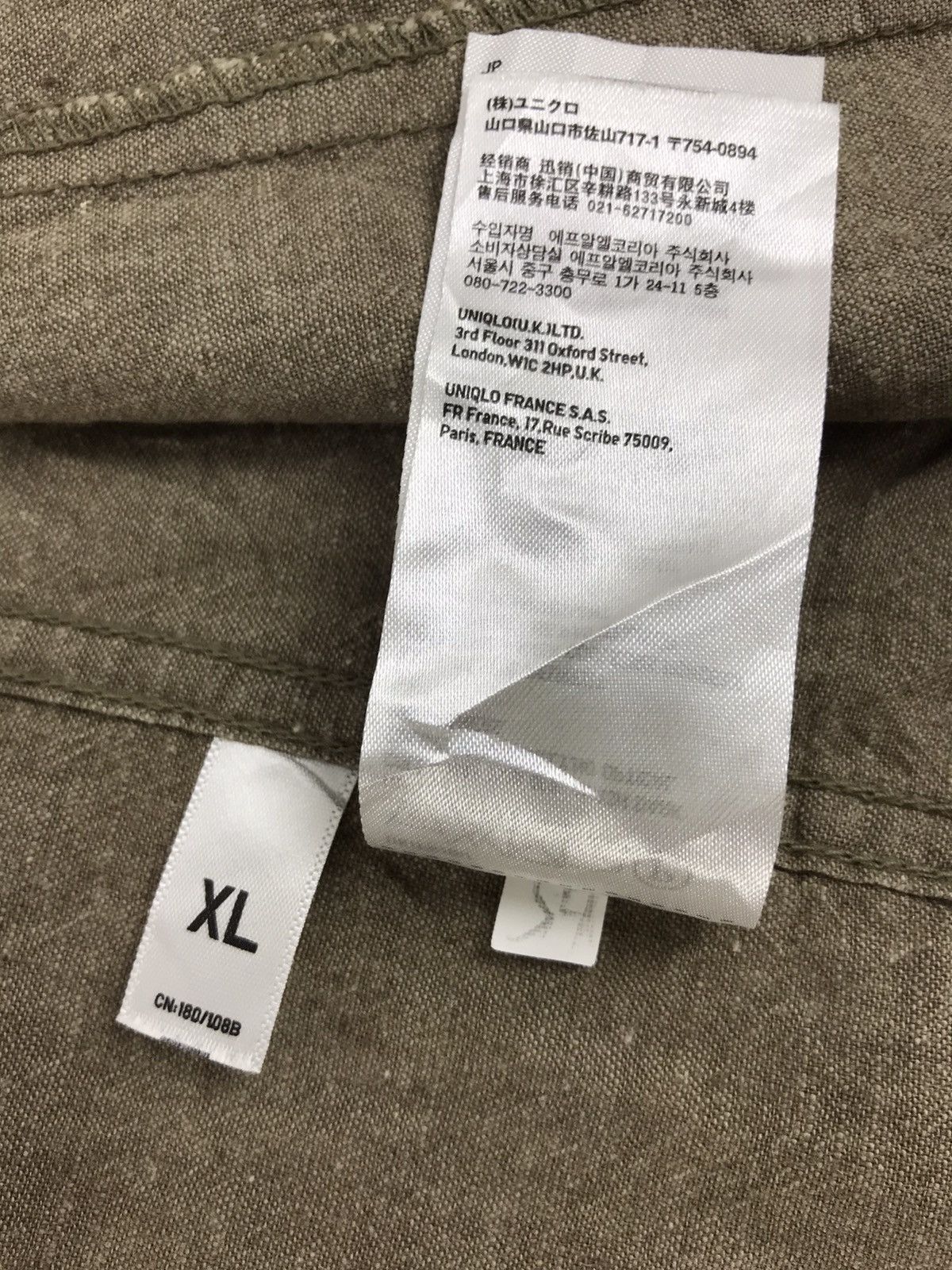 Japanese Brand × Vintage Uniqlo Work wear Shirt Button Up Double Pocket Style Size US XL / EU 56 / 4 - 10 Thumbnail
