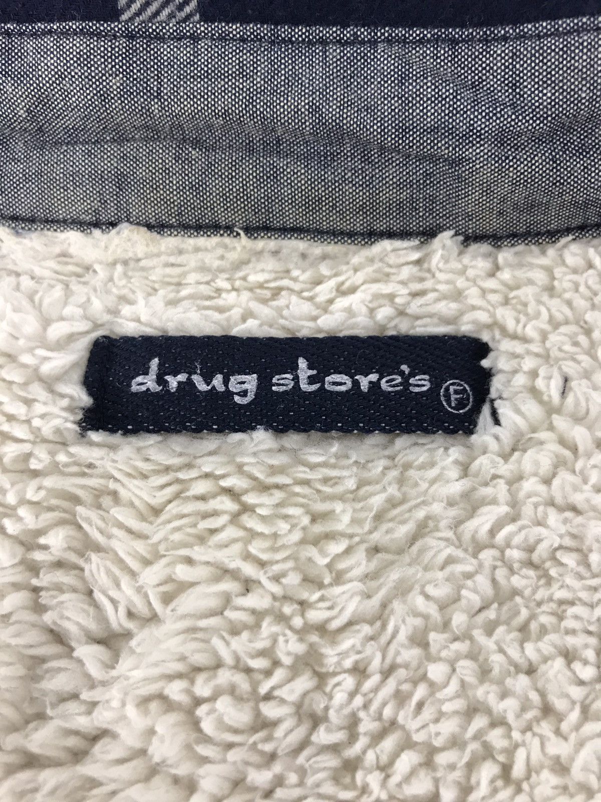 Flannel × Japanese Brand Drug Store’s Padded Flannel Sherpa Inner Button Down Size XL / US 12-14 / IT 48-50 - 7 Thumbnail