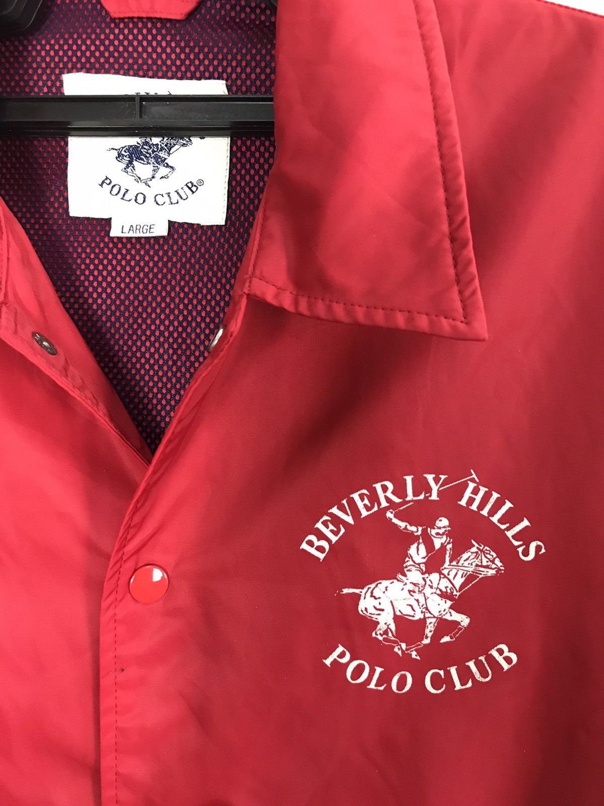Beverly Hills Polo Club × Vintage Vintage Beverly Hills Polo Club Windbreaker Hoodies Jacket Size US XXL / EU 58 / 5 - 2 Thumbnail