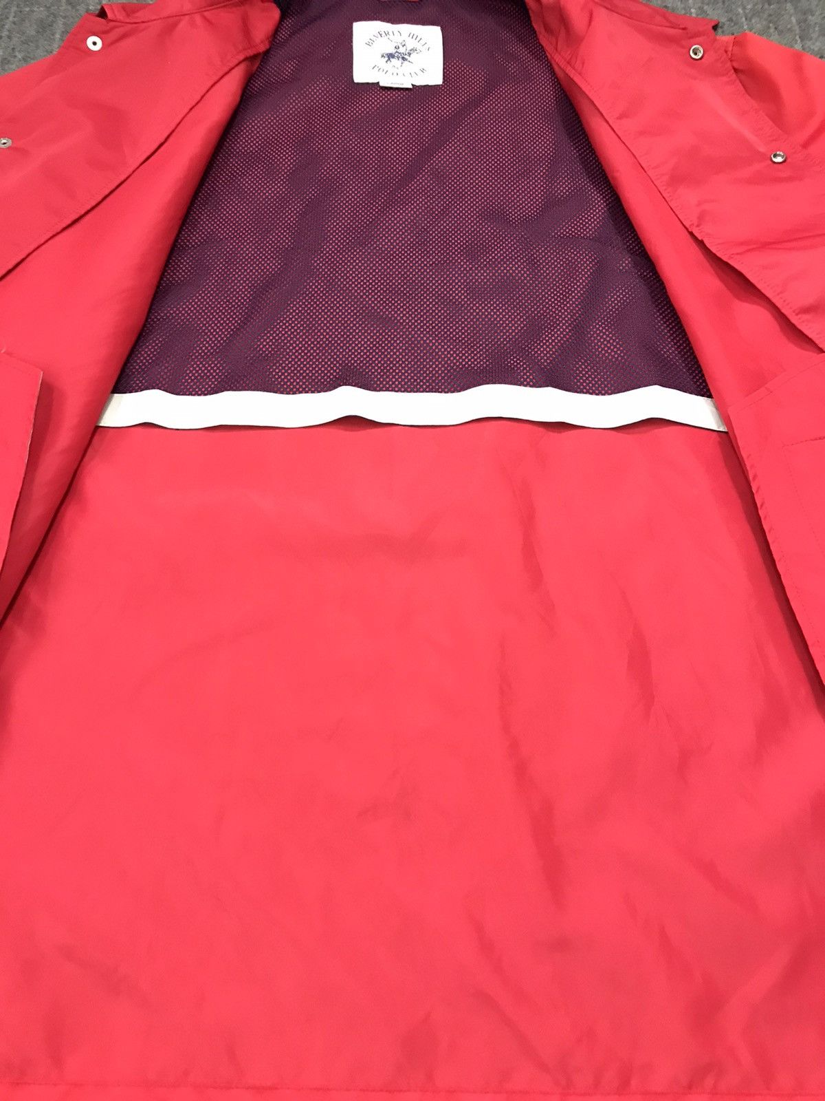 Beverly Hills Polo Club × Vintage Vintage Beverly Hills Polo Club Windbreaker Hoodies Jacket Size US XXL / EU 58 / 5 - 3 Thumbnail