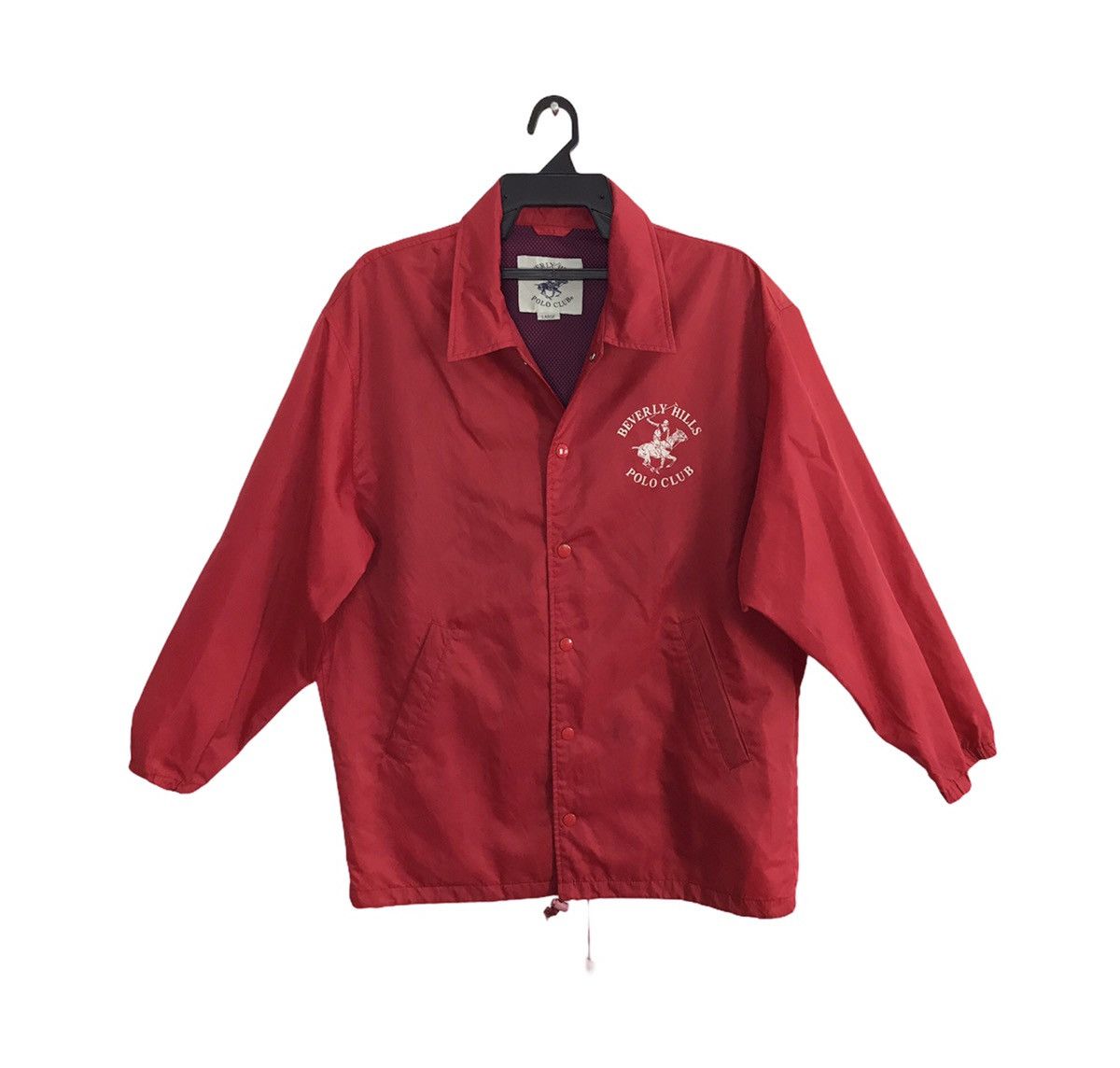 Beverly Hills Polo Club × Vintage Vintage Beverly Hills Polo Club Windbreaker Hoodies Jacket Size US XXL / EU 58 / 5 - 1 Thumbnail