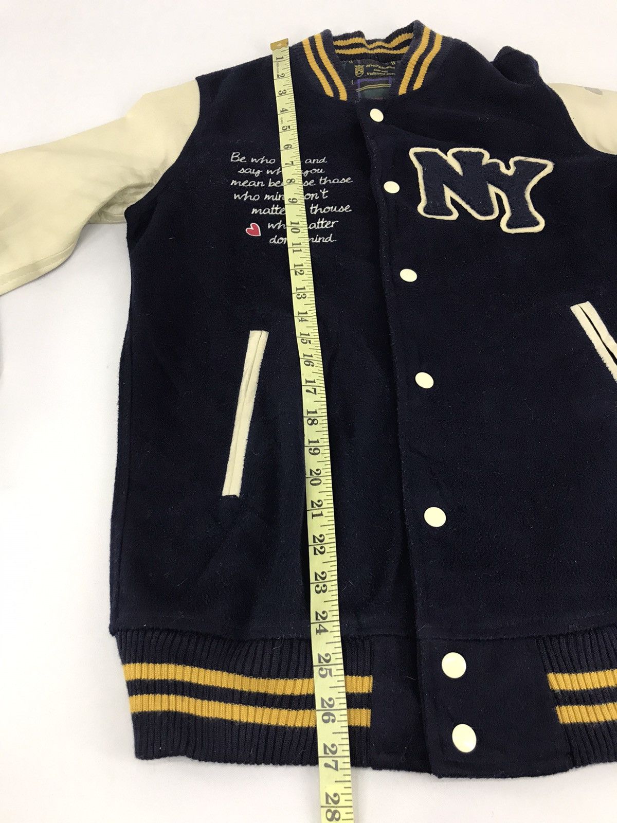 Vintage Vintage Rivet & Surge NY Logo Varsity Jacket Quilted Inner Size US M / EU 48-50 / 2 - 10 Thumbnail