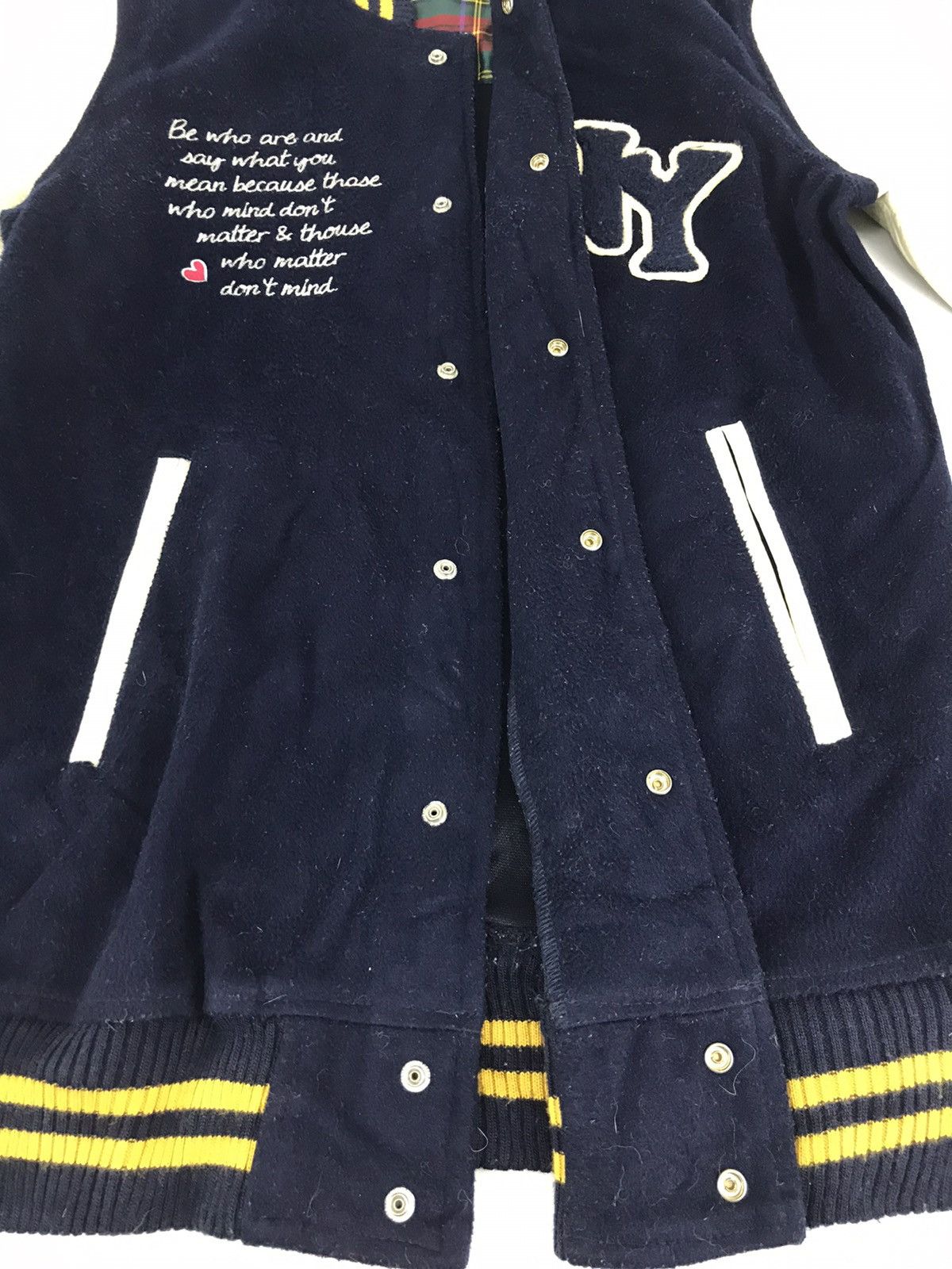 Vintage Vintage Rivet & Surge NY Logo Varsity Jacket Quilted Inner Size US M / EU 48-50 / 2 - 3 Thumbnail