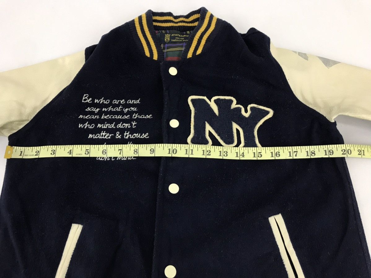 Vintage Vintage Rivet & Surge NY Logo Varsity Jacket Quilted Inner Size US M / EU 48-50 / 2 - 9 Thumbnail