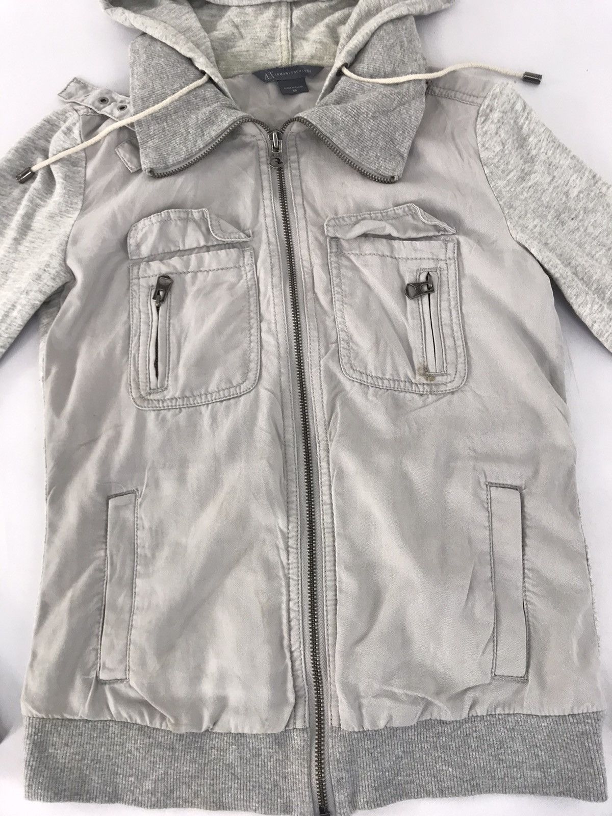 Armani Exchange Armani Exchange Jacket Hoodies Tactical Pocket Style Size XS / US 0-2 / IT 36-38 - 3 Thumbnail