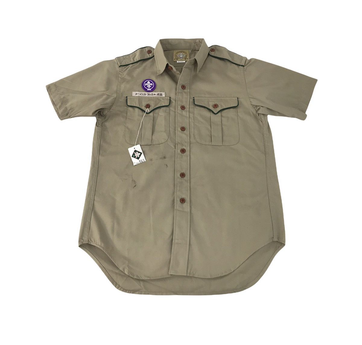 Uniform Wares Boy Scout Association Of Japan Shirt Double Pocket Patches Size US M / EU 48-50 / 2 - 1 Thumbnail