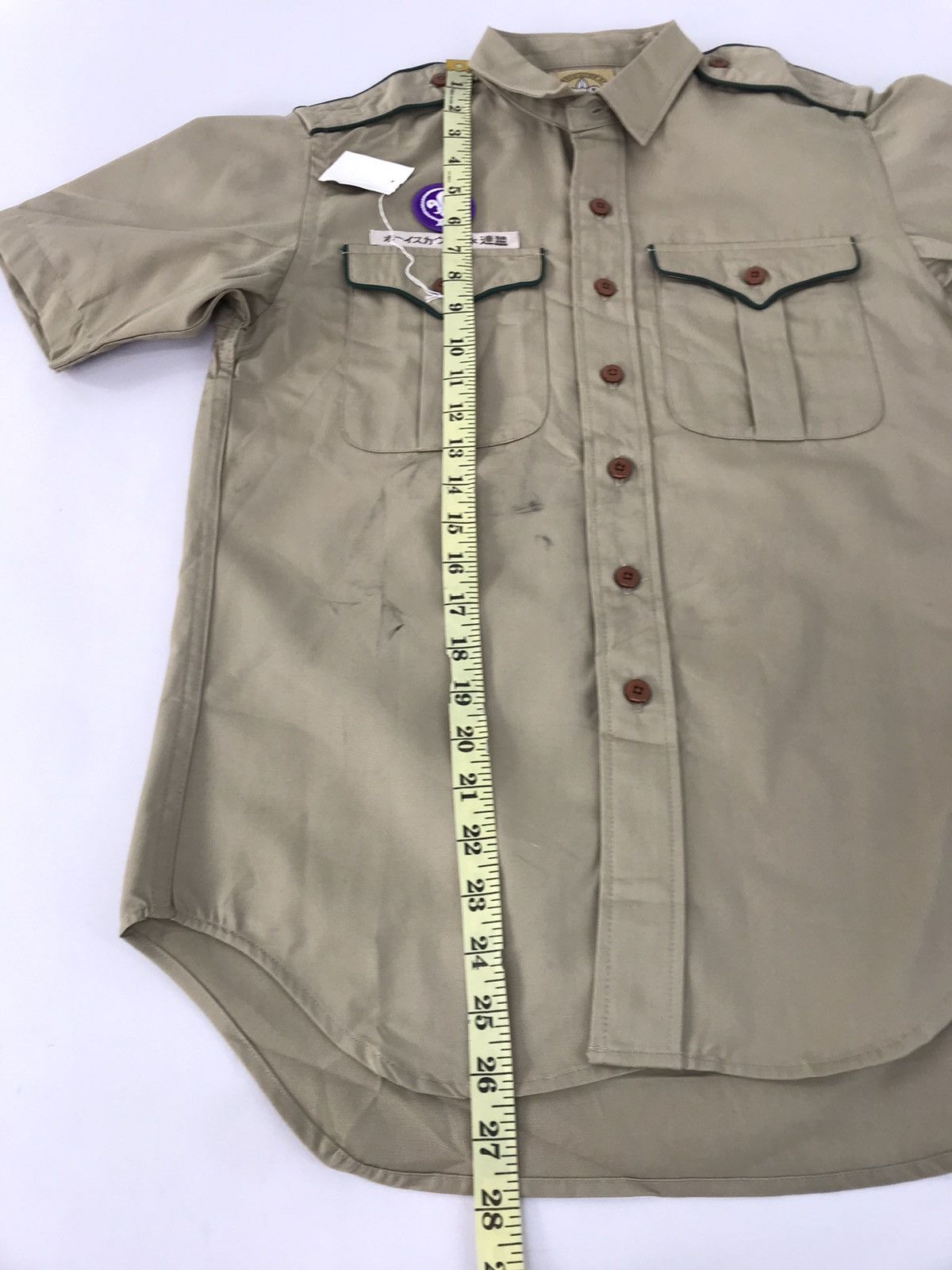 Uniform Wares Boy Scout Association Of Japan Shirt Double Pocket Patches Size US M / EU 48-50 / 2 - 9 Thumbnail