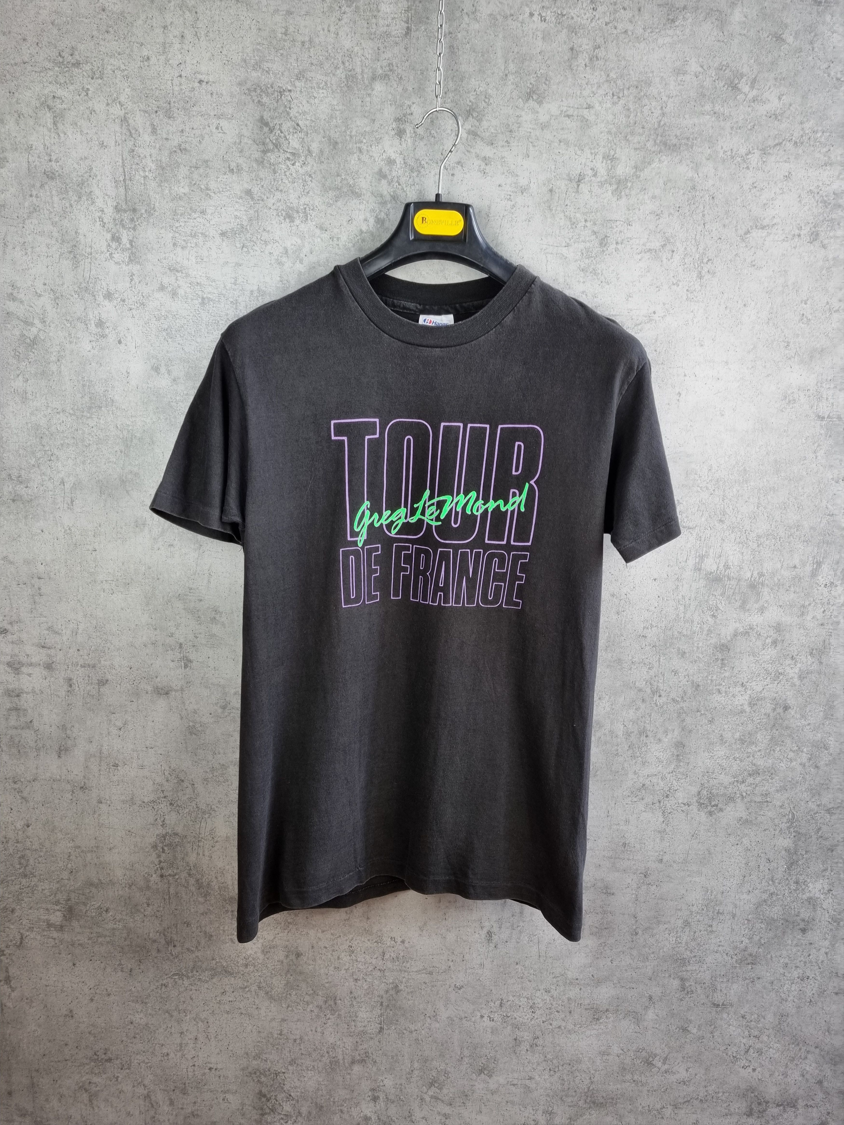 Bicycle 90s Single Stitch TOUR DE FRANCE Faded Tee shirt Size US M / EU 48-50 / 2 - 2 Thumbnail
