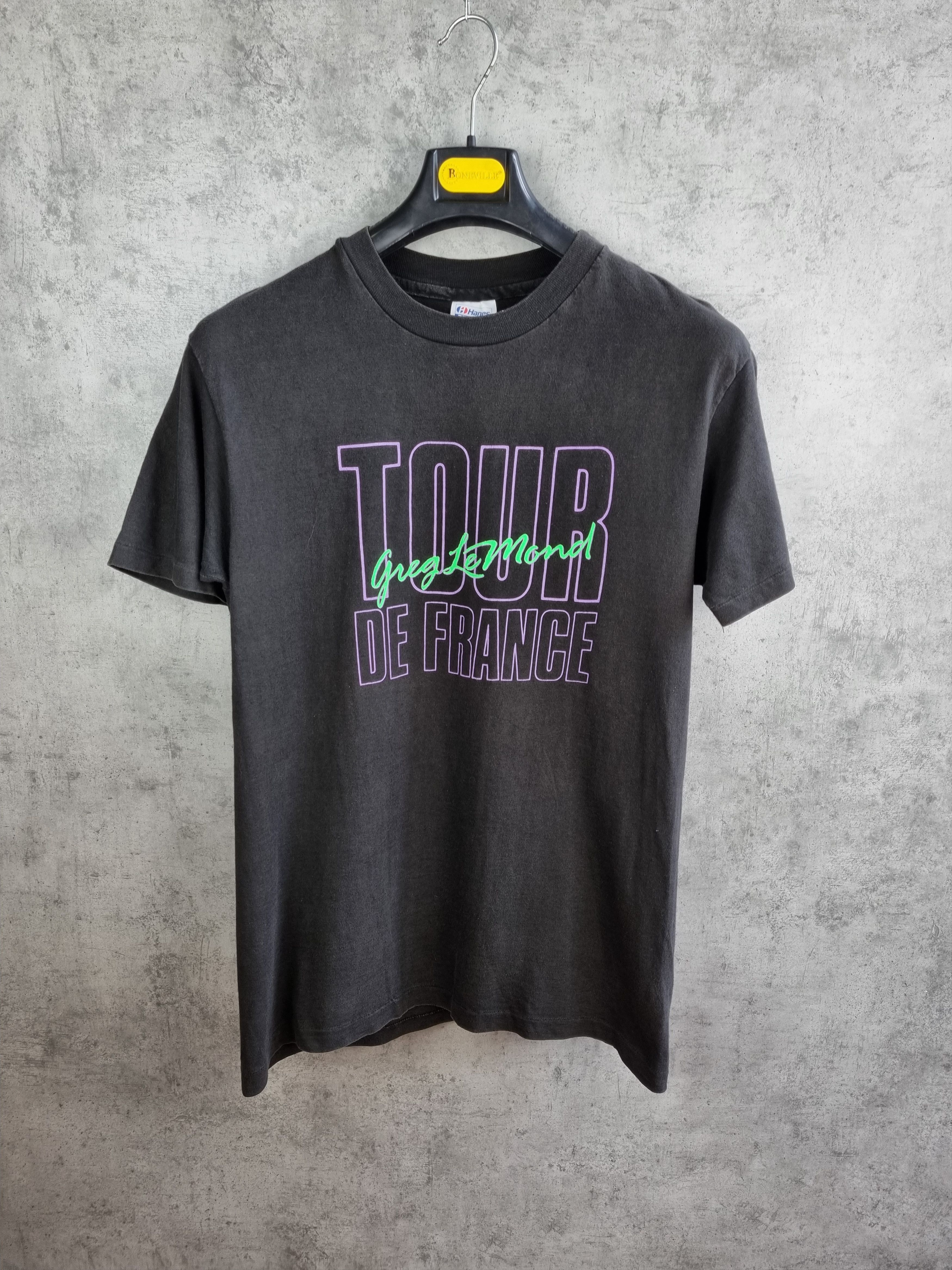 Bicycle 90s Single Stitch TOUR DE FRANCE Faded Tee shirt Size US M / EU 48-50 / 2 - 4 Thumbnail