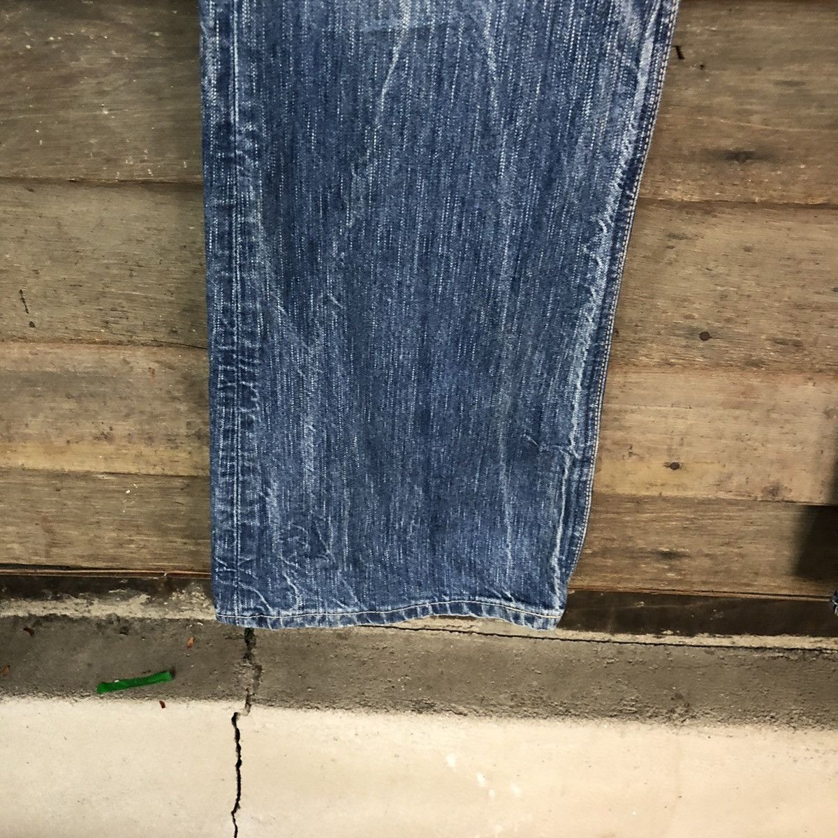 Edwin Edwin Blue Trip Blue faded Distressed Denim Pants #4652 Size US 34 / EU 50 - 8 Thumbnail
