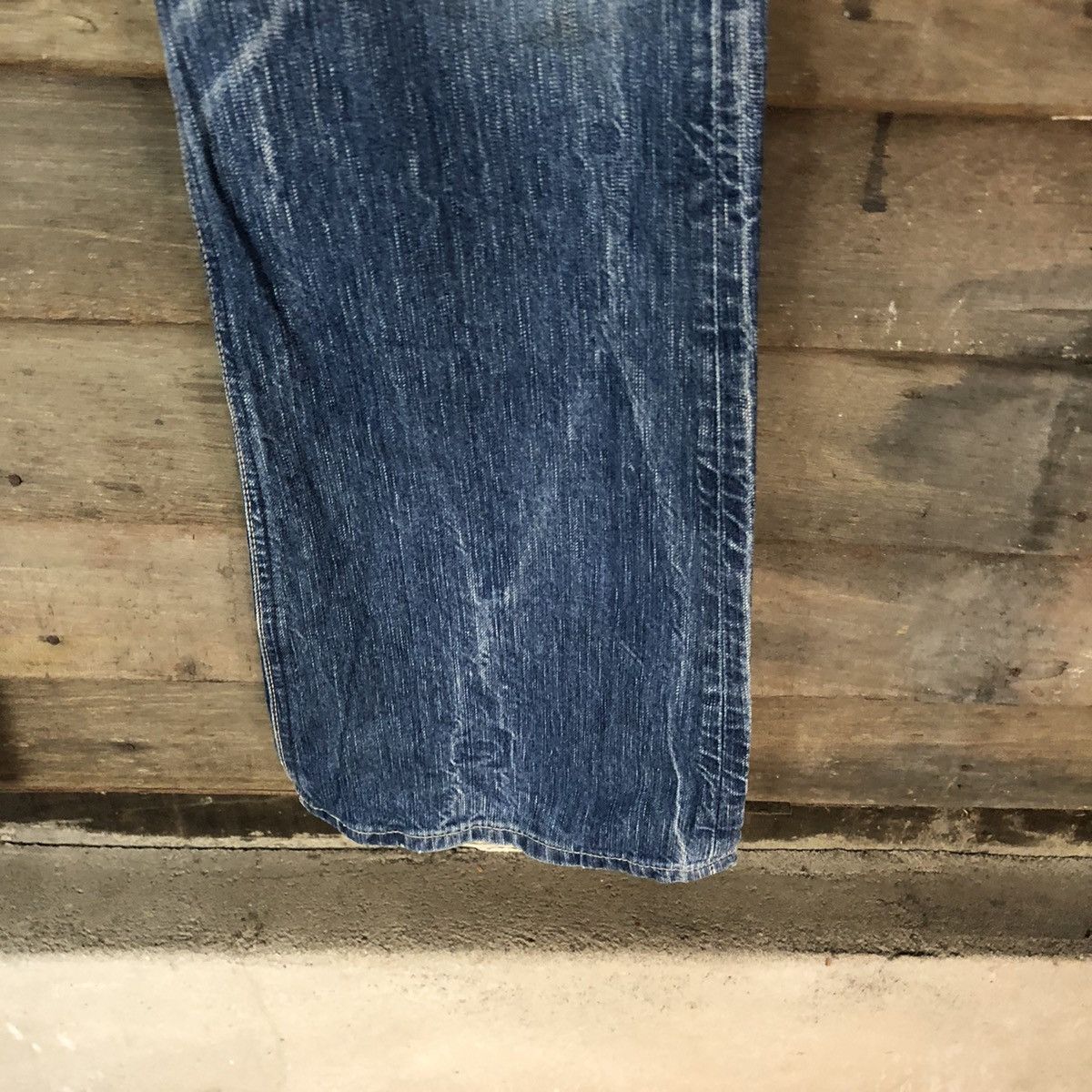 Edwin Edwin Blue Trip Blue faded Distressed Denim Pants #4652 Size US 34 / EU 50 - 9 Thumbnail