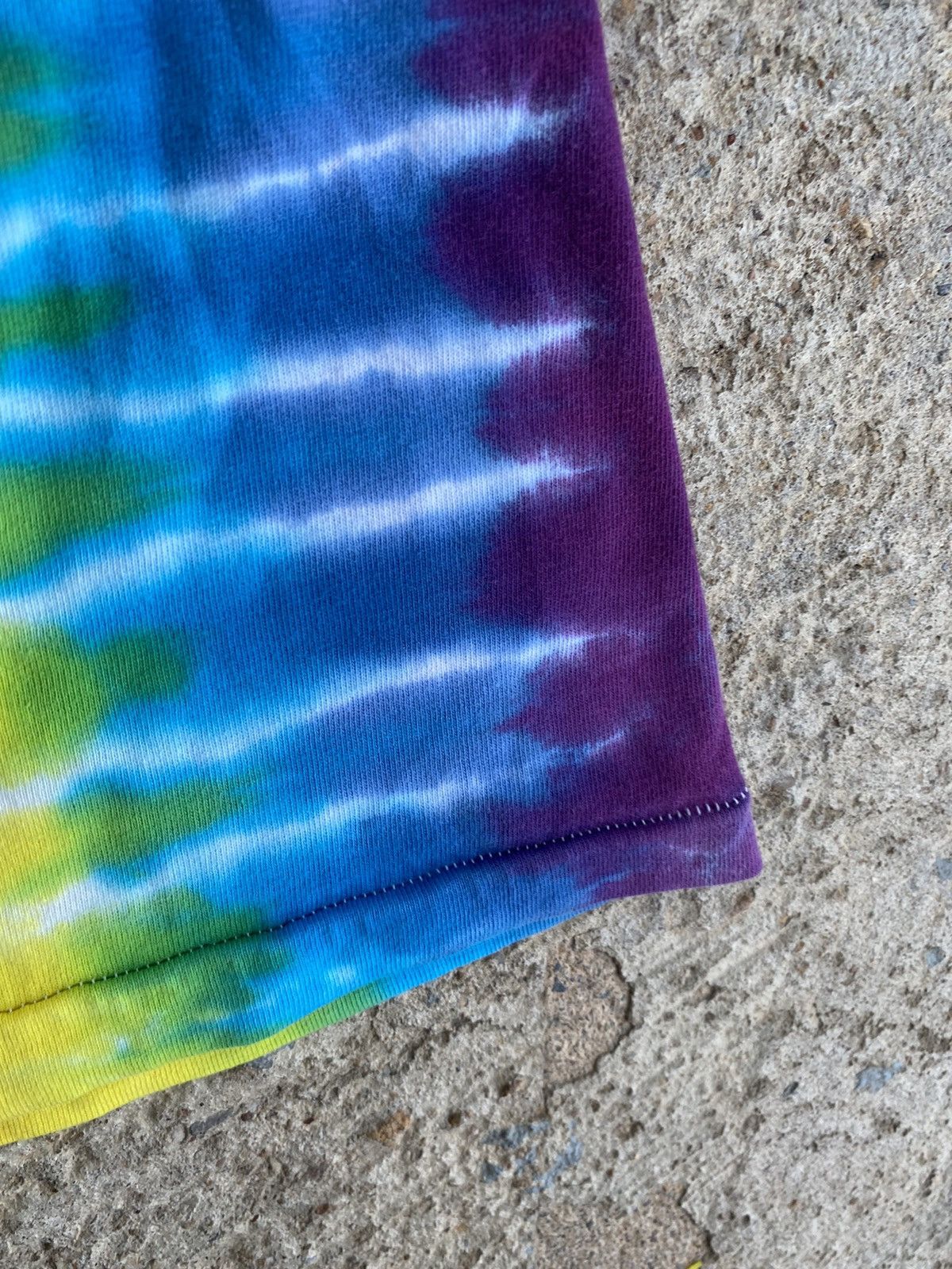 Microsoft × Vintage Vintage 90’s Microsoft Tie Dye Single Stitch Shirt Size US L / EU 52-54 / 3 - 6 Thumbnail