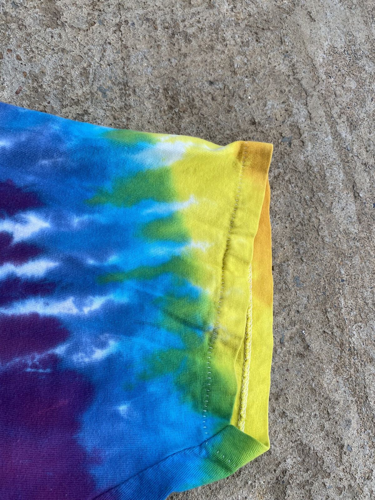 Microsoft × Vintage Vintage 90’s Microsoft Tie Dye Single Stitch Shirt Size US L / EU 52-54 / 3 - 5 Thumbnail