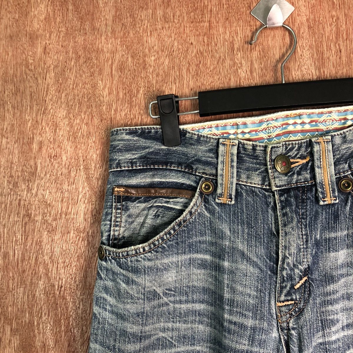 Edwin Edwin vintage japan Blue Distressed Denim #6344 Size US 28 / EU 44 - 4 Thumbnail