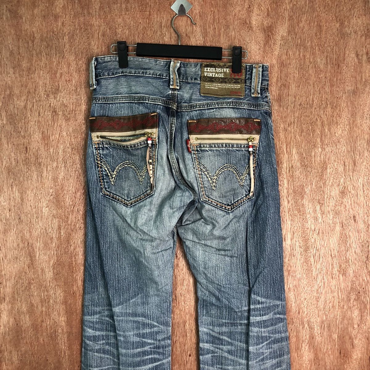 Edwin Edwin vintage japan Blue Distressed Denim #6344 Size US 28 / EU 44 - 8 Thumbnail