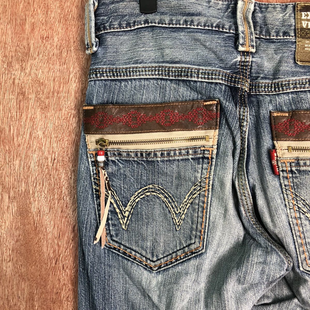 Edwin Edwin vintage japan Blue Distressed Denim #6344 Size US 28 / EU 44 - 10 Thumbnail