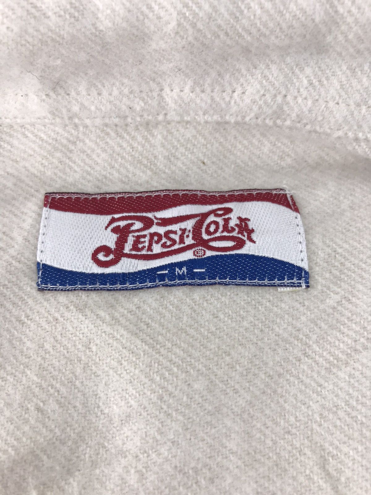 Coca Cola × Pepsi Vintage 90s Pepsi Cola Plain Button Up Shirts Single Pocket Size US L / EU 52-54 / 3 - 6 Thumbnail