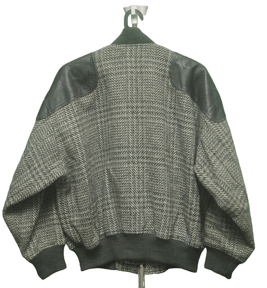 Issey Miyake Vtg Issey Miyake Chisato Tsumori Semi Leather Wool Jacket Size US L / EU 52-54 / 3 - 2 Thumbnail
