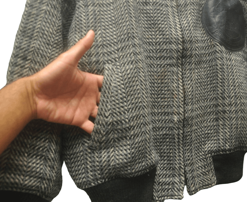 Issey Miyake Vtg Issey Miyake Chisato Tsumori Semi Leather Wool Jacket Size US L / EU 52-54 / 3 - 8 Thumbnail