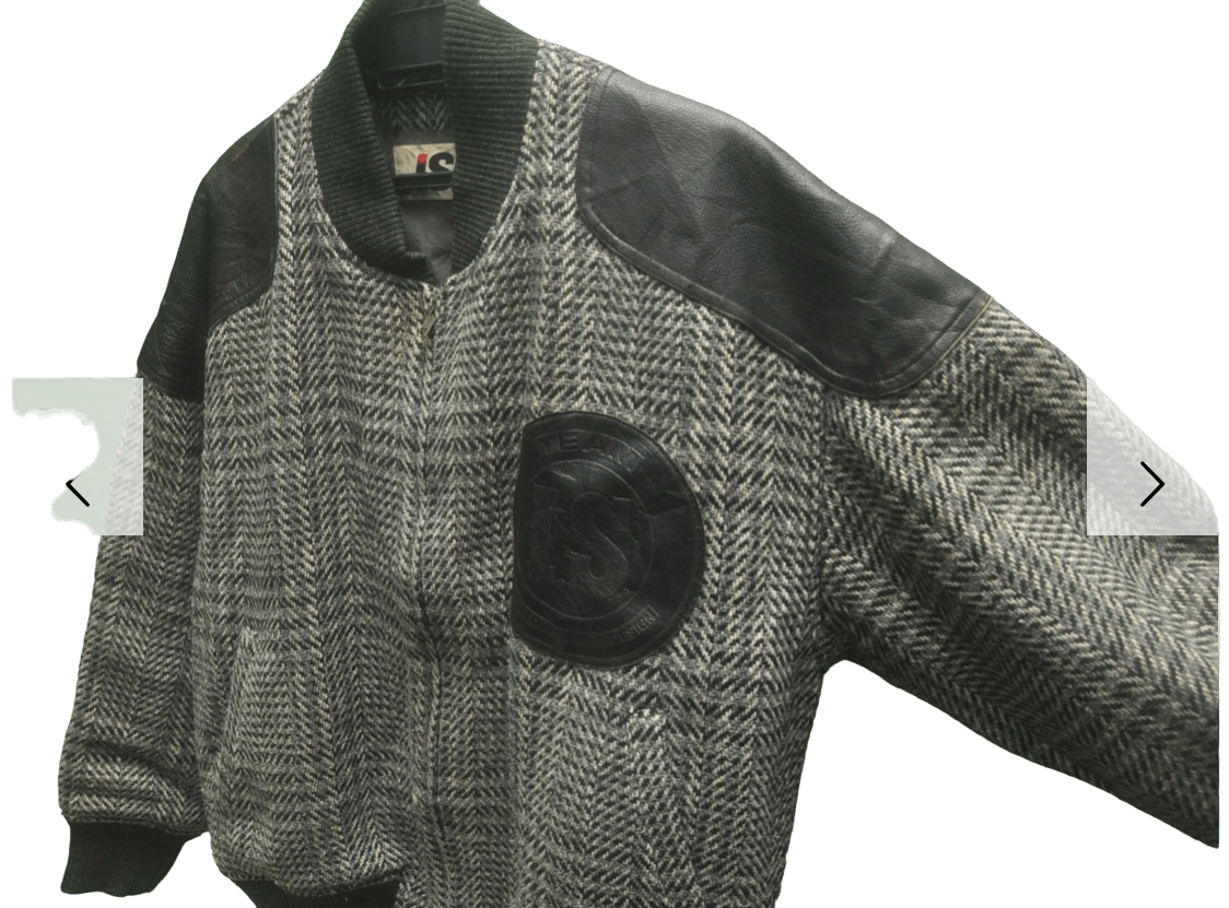 Issey Miyake Vtg Issey Miyake Chisato Tsumori Semi Leather Wool Jacket Size US L / EU 52-54 / 3 - 4 Thumbnail