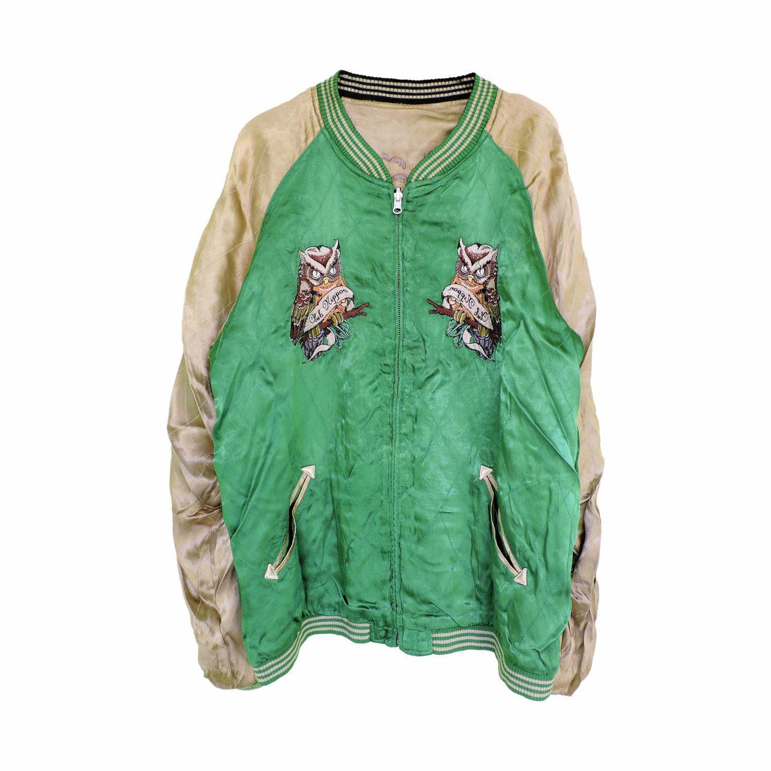 Japanese Brand G.S.B.G DRAGON RYU SKELETON CAT SUKAJAN Size US L / EU 52-54 / 3 - 4 Thumbnail