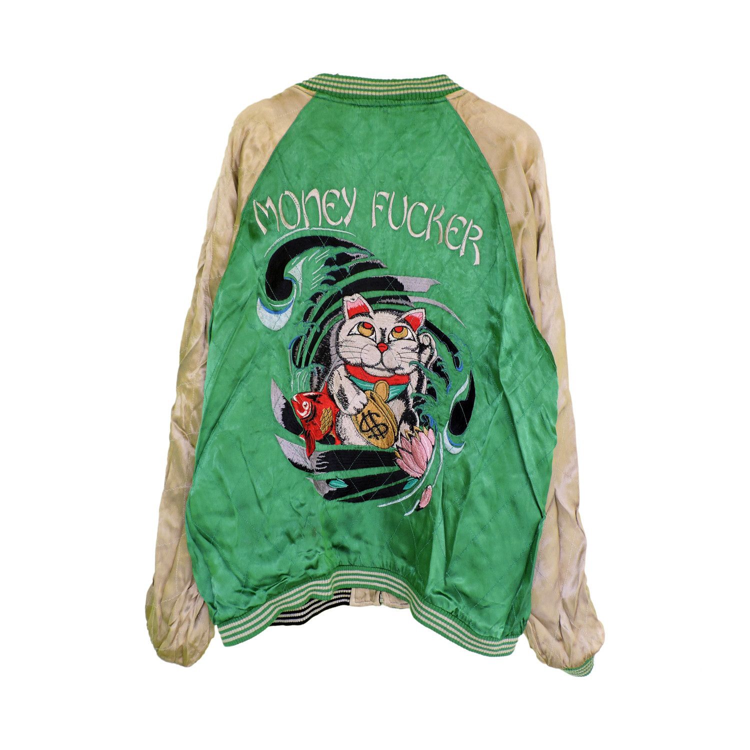 Japanese Brand G.S.B.G DRAGON RYU SKELETON CAT SUKAJAN Size US L / EU 52-54 / 3 - 3 Thumbnail