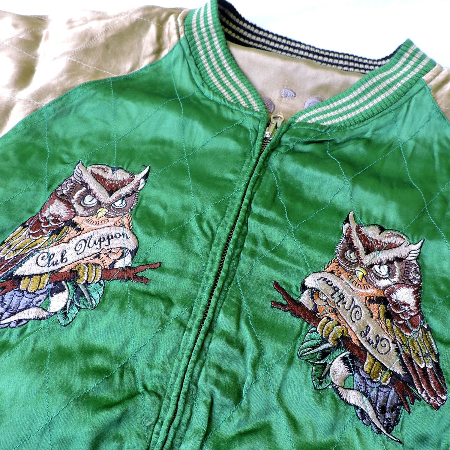 Japanese Brand G.S.B.G DRAGON RYU SKELETON CAT SUKAJAN Size US L / EU 52-54 / 3 - 11 Thumbnail