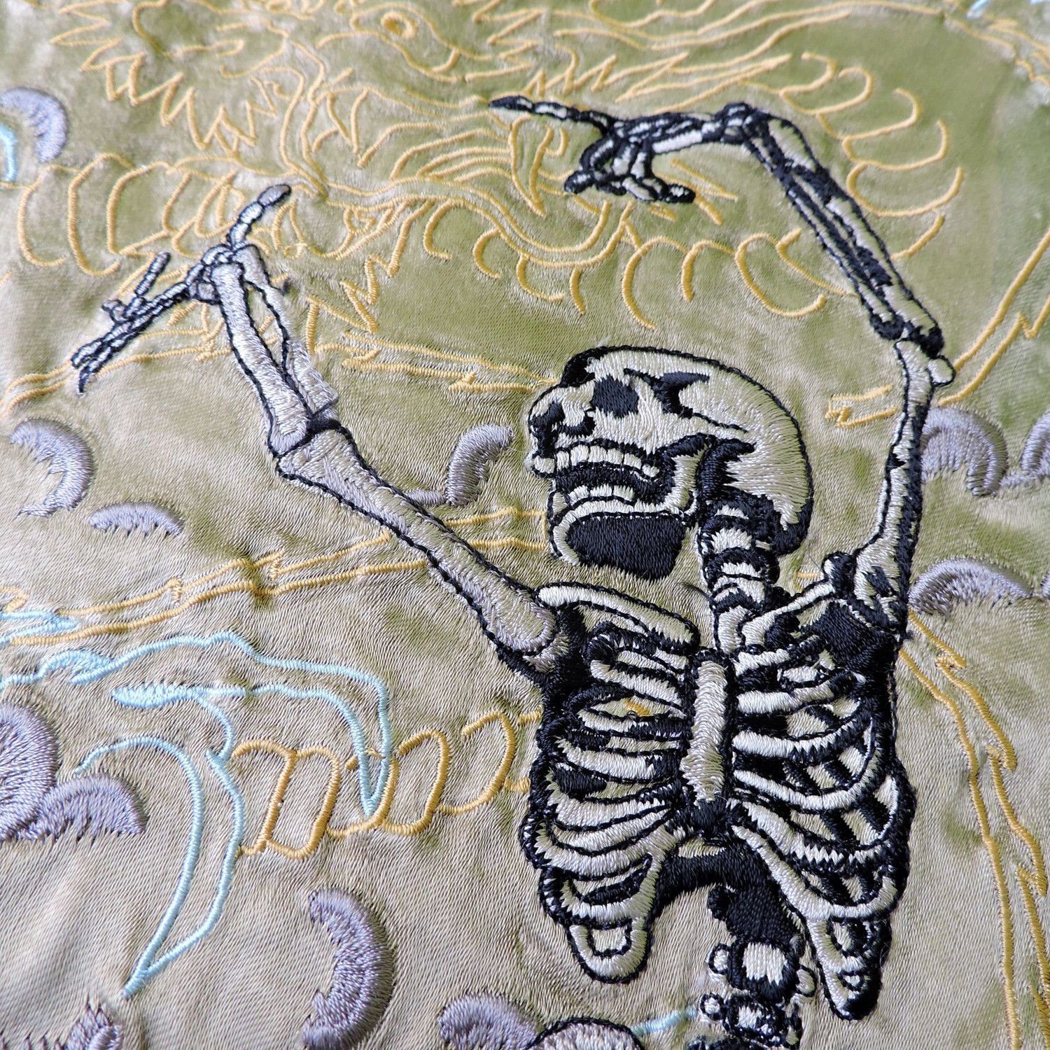 Japanese Brand G.S.B.G DRAGON RYU SKELETON CAT SUKAJAN Size US L / EU 52-54 / 3 - 10 Thumbnail