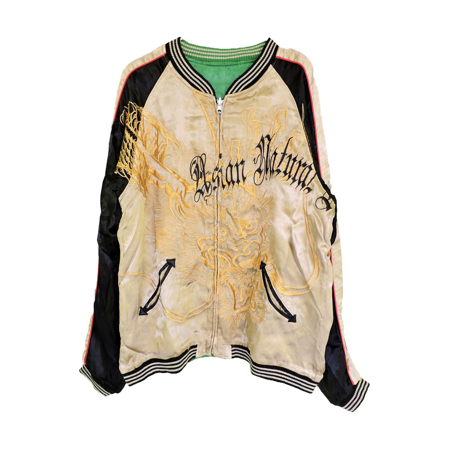 Japanese Brand G.S.B.G DRAGON RYU SKELETON CAT SUKAJAN Size US L / EU 52-54 / 3 - 1 Thumbnail