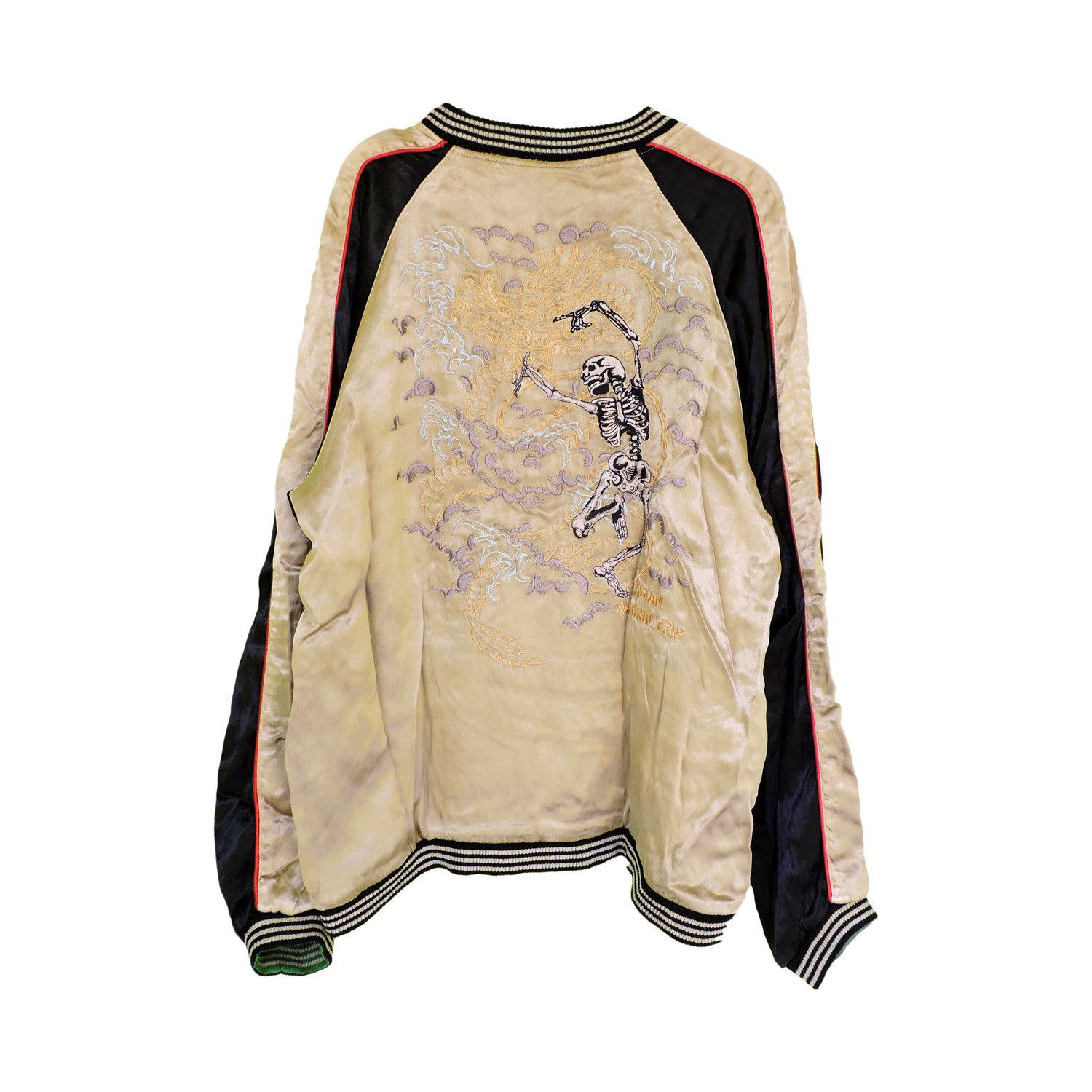 Japanese Brand G.S.B.G DRAGON RYU SKELETON CAT SUKAJAN Size US L / EU 52-54 / 3 - 2 Thumbnail