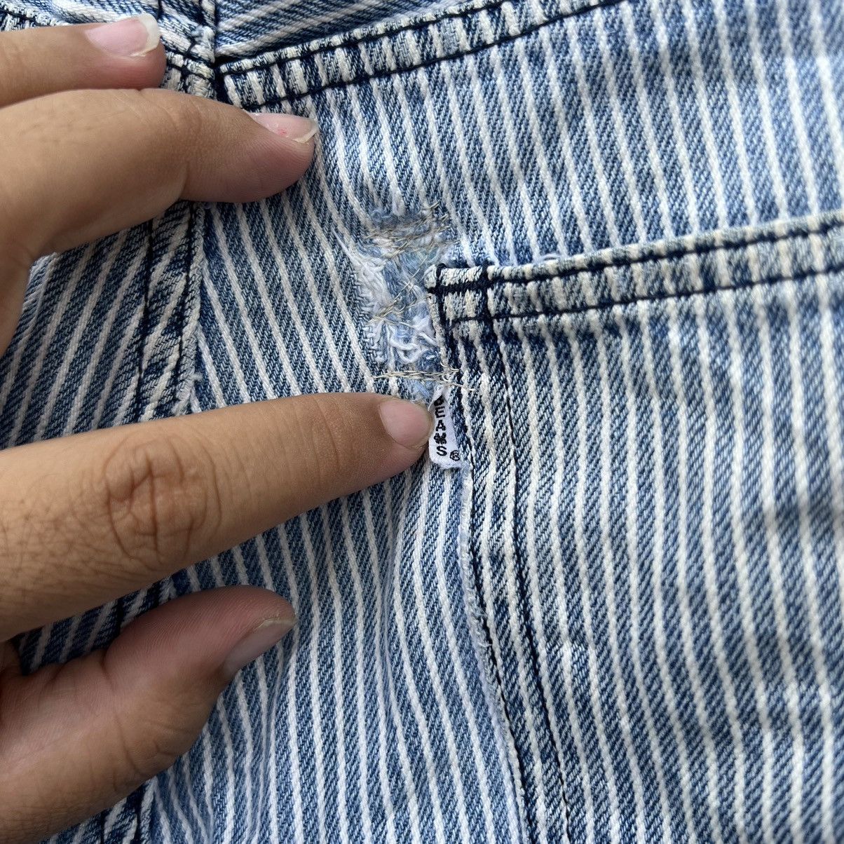 Beams Plus VINTAGE BEAMS JAPAN STRIPED DENIM JEANS RARE DESIGN Size US 36 / EU 52 - 9 Thumbnail