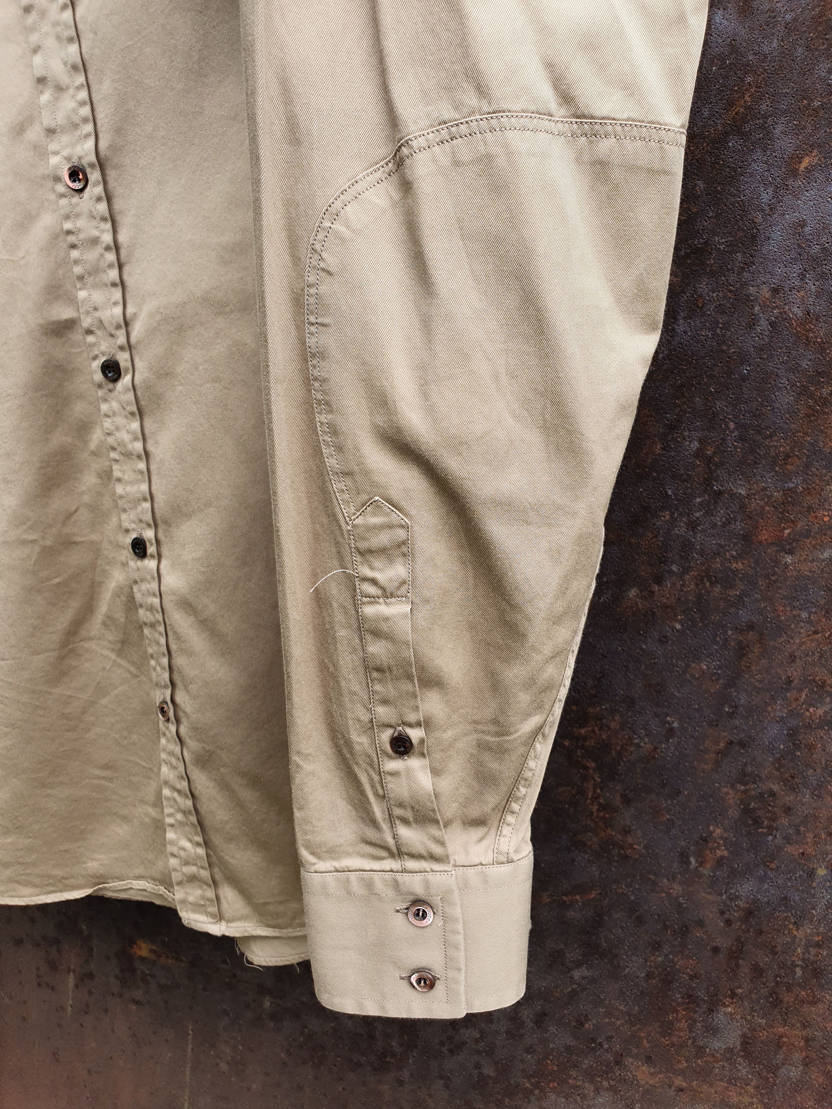 Gucci × Vintage 1997 GUCCI by Tom Ford Military Shirt Made in Italy Size US M / EU 48-50 / 2 - 14 Thumbnail
